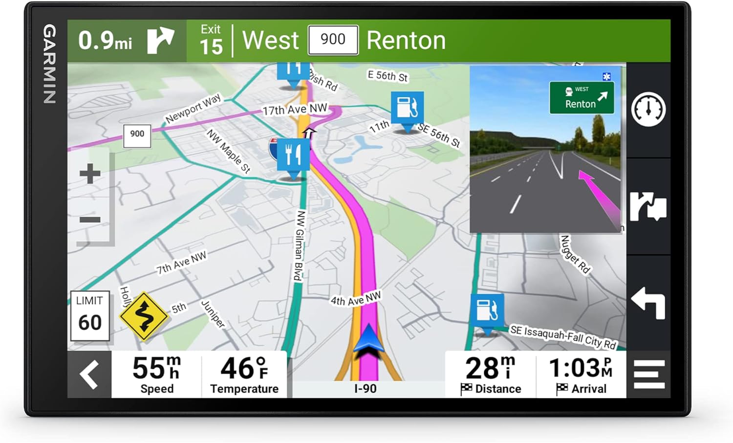 Garmin DriveSmart 86  8-inch Car GPS Navigator with Bright  Crisp High-Resolution Maps and Garmin Voice Assist