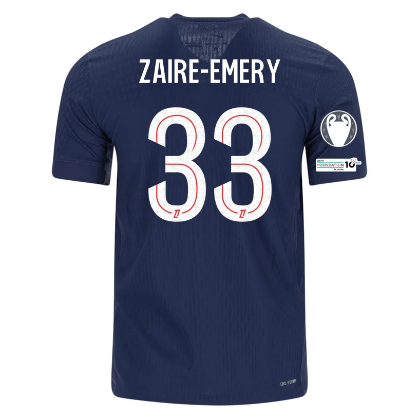 Paris Saint-Germain Home Jersey 25/26 - No. 33