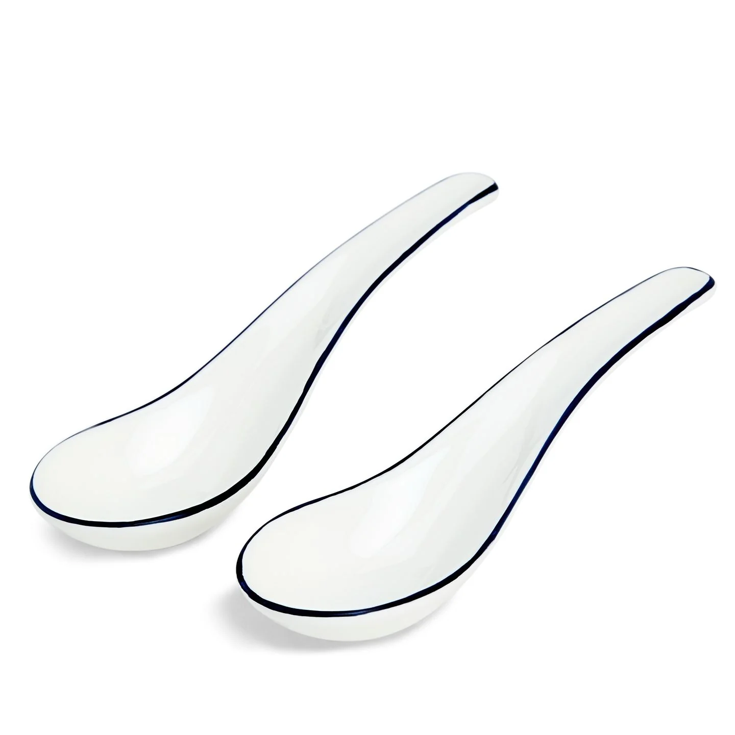 Gio Blue Chinese Spoons Set Of 2