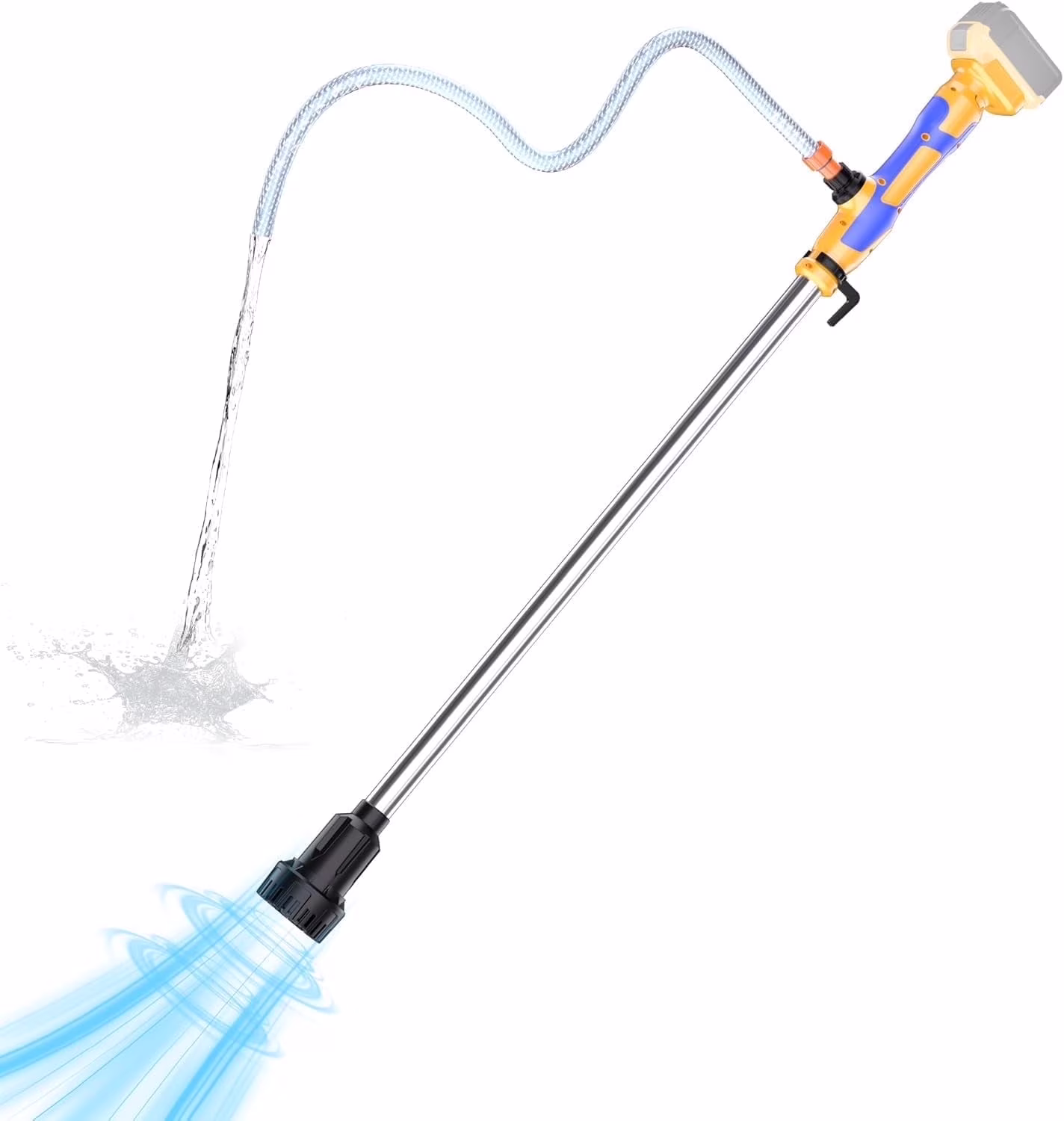 Cordless Stick Water Transfer Pump Compatible with Dewalt 20V MAX Battery(NO Battery),720GPH,32FT Head, Portable Utility Sump Pump Kit with 3/4 Outlet for Pool/Garden/Pond/RV/Boat Draining