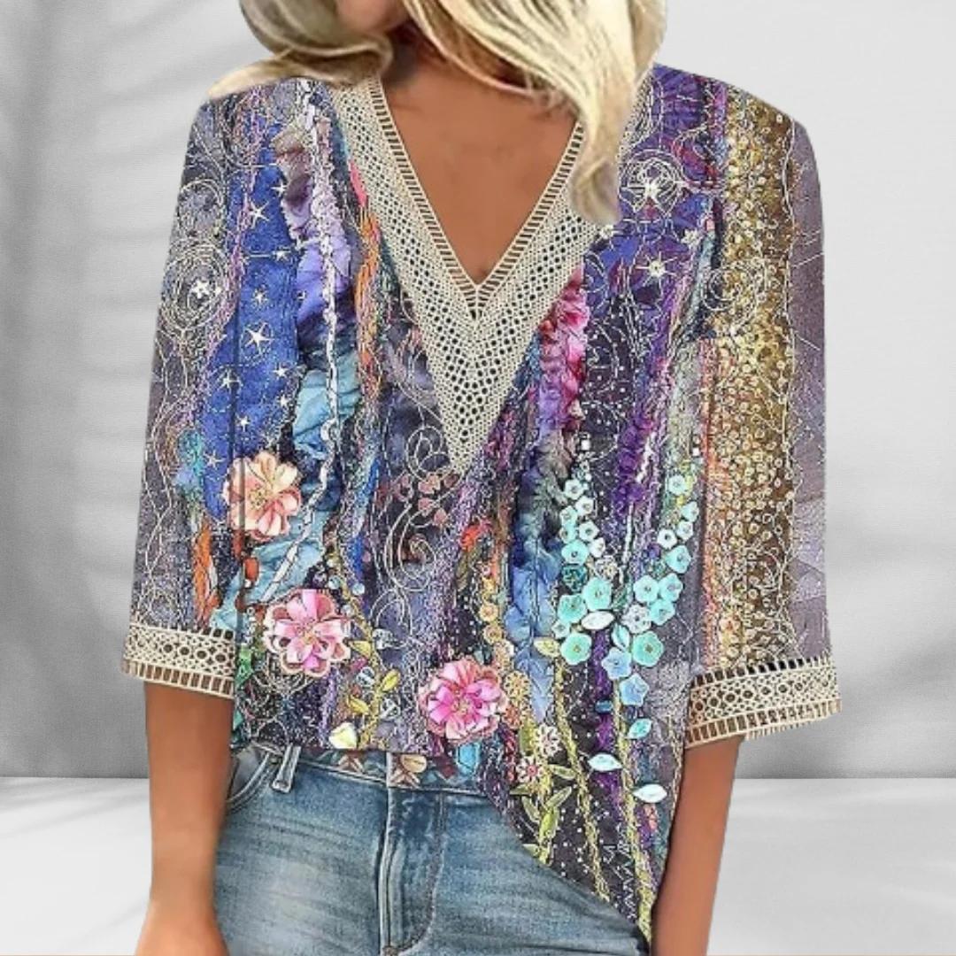 Alis - Blouse Boho Élégante