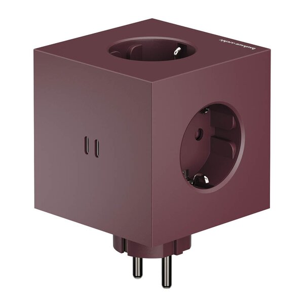 Square 2 Bauhaus Archiv USB-C 76x76 cm 30W Mulberry Red
