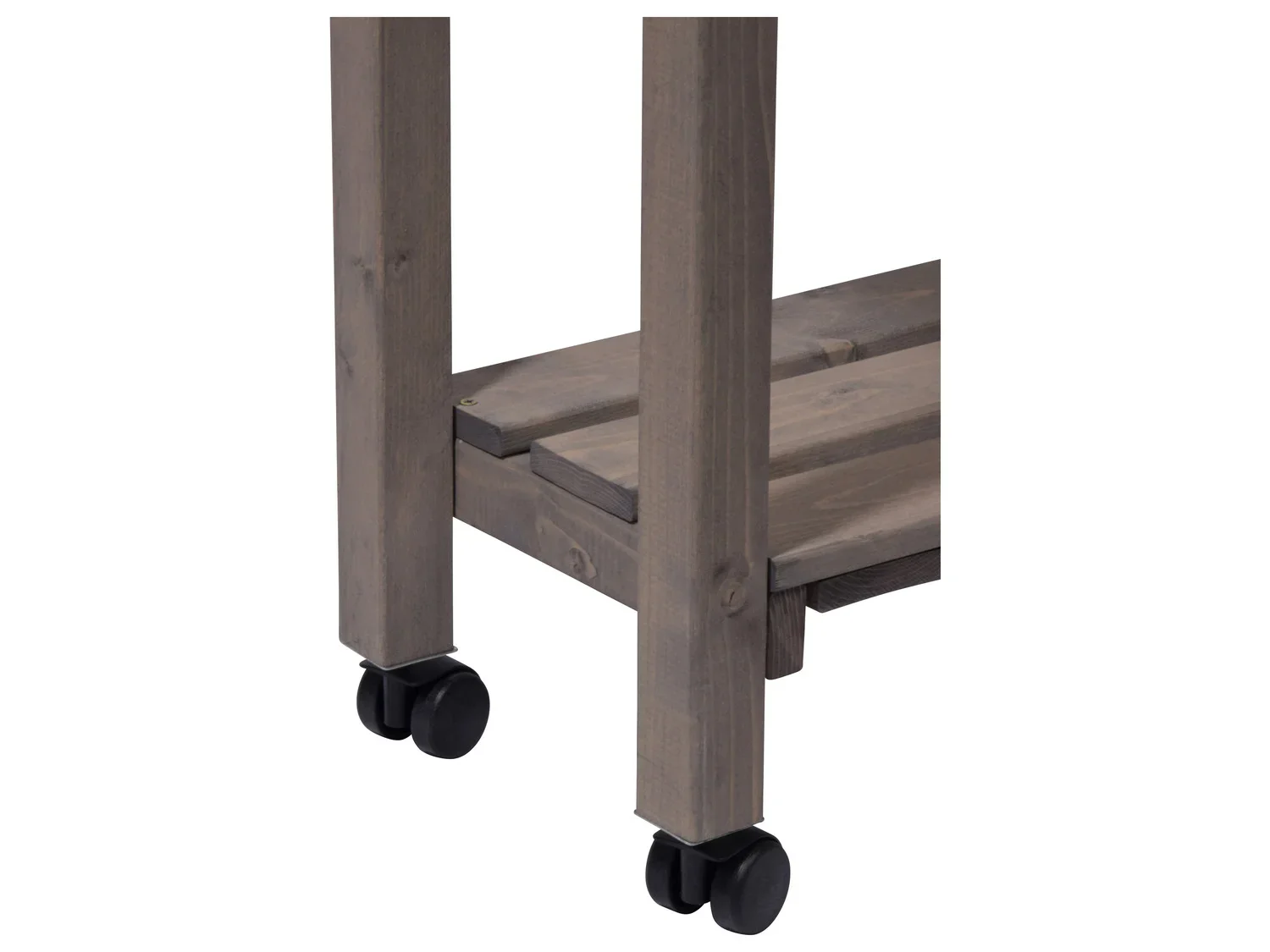 dobar Jardinire surleve  roulettes avec treillis, L 79 x l 28,5 x H130 cm