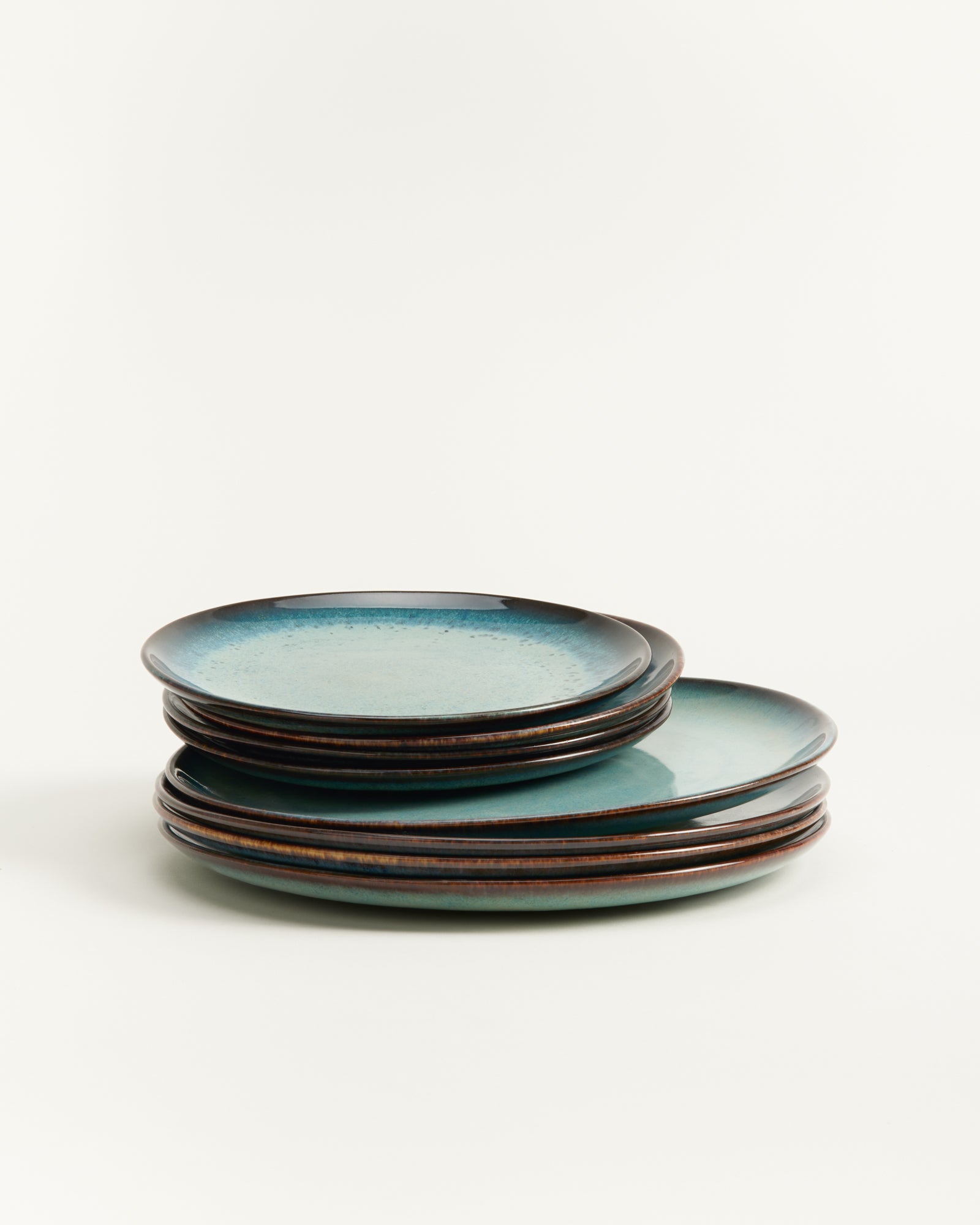 MADEIRA - PLATE SET CLASSIC GREEN-BLUE 8 PIECES