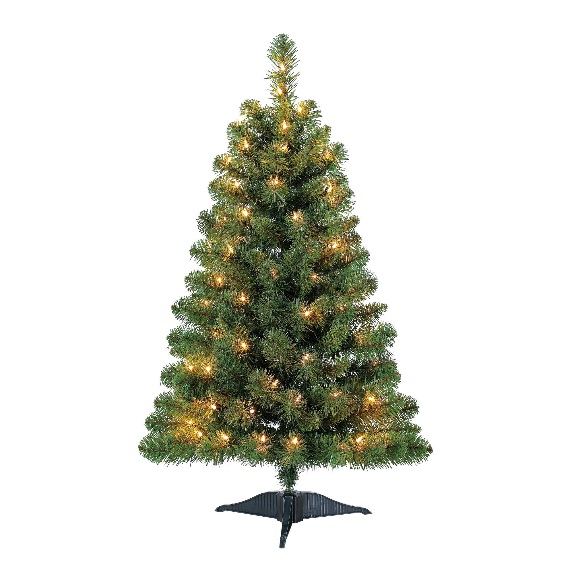 Holiday Time Pre-Lit 3 Winston Pine Artificial Christmas Tree Clear Lights