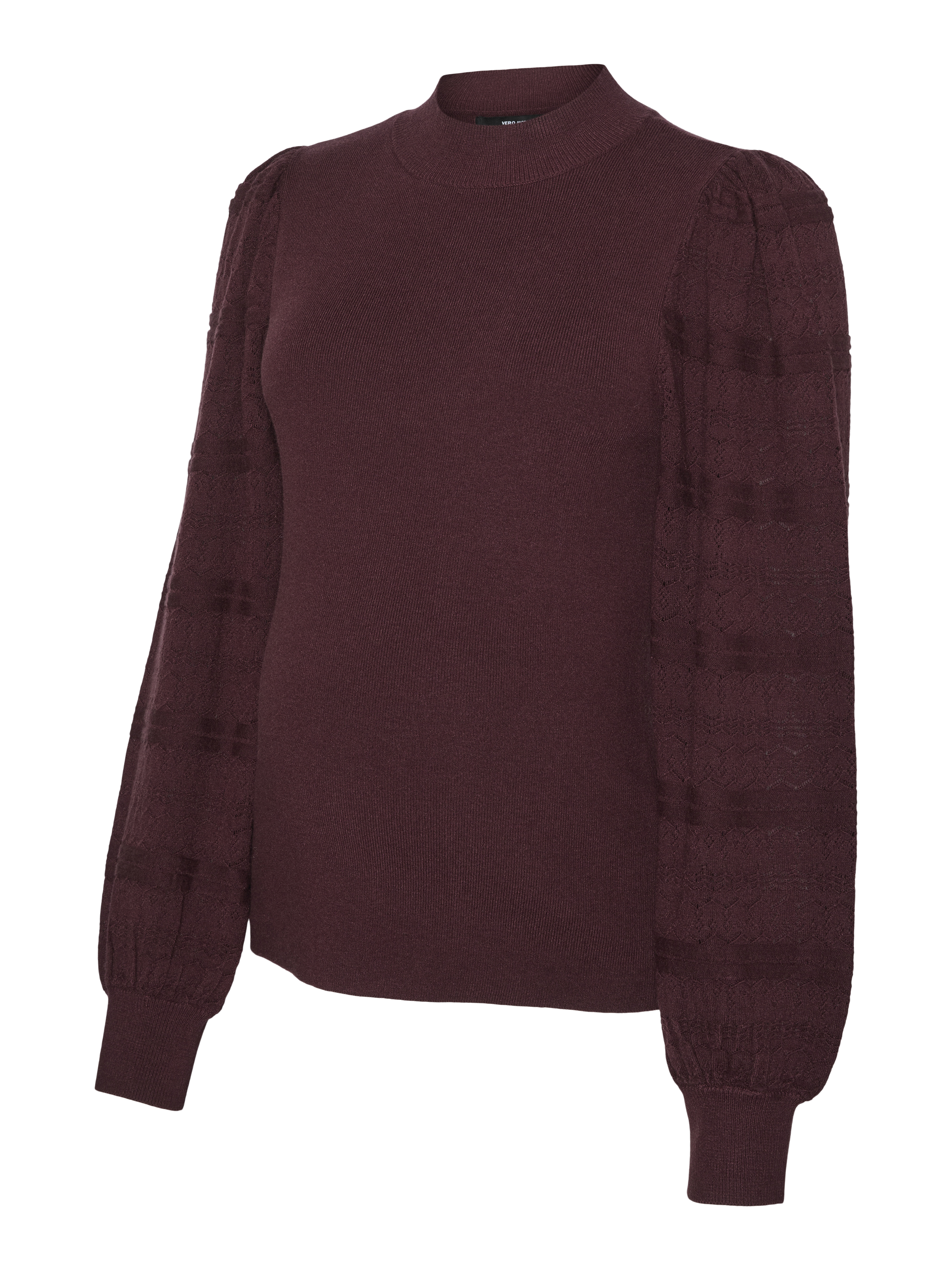 VERO MODA® Regular Fit High neck Balloon sleeves Pullover