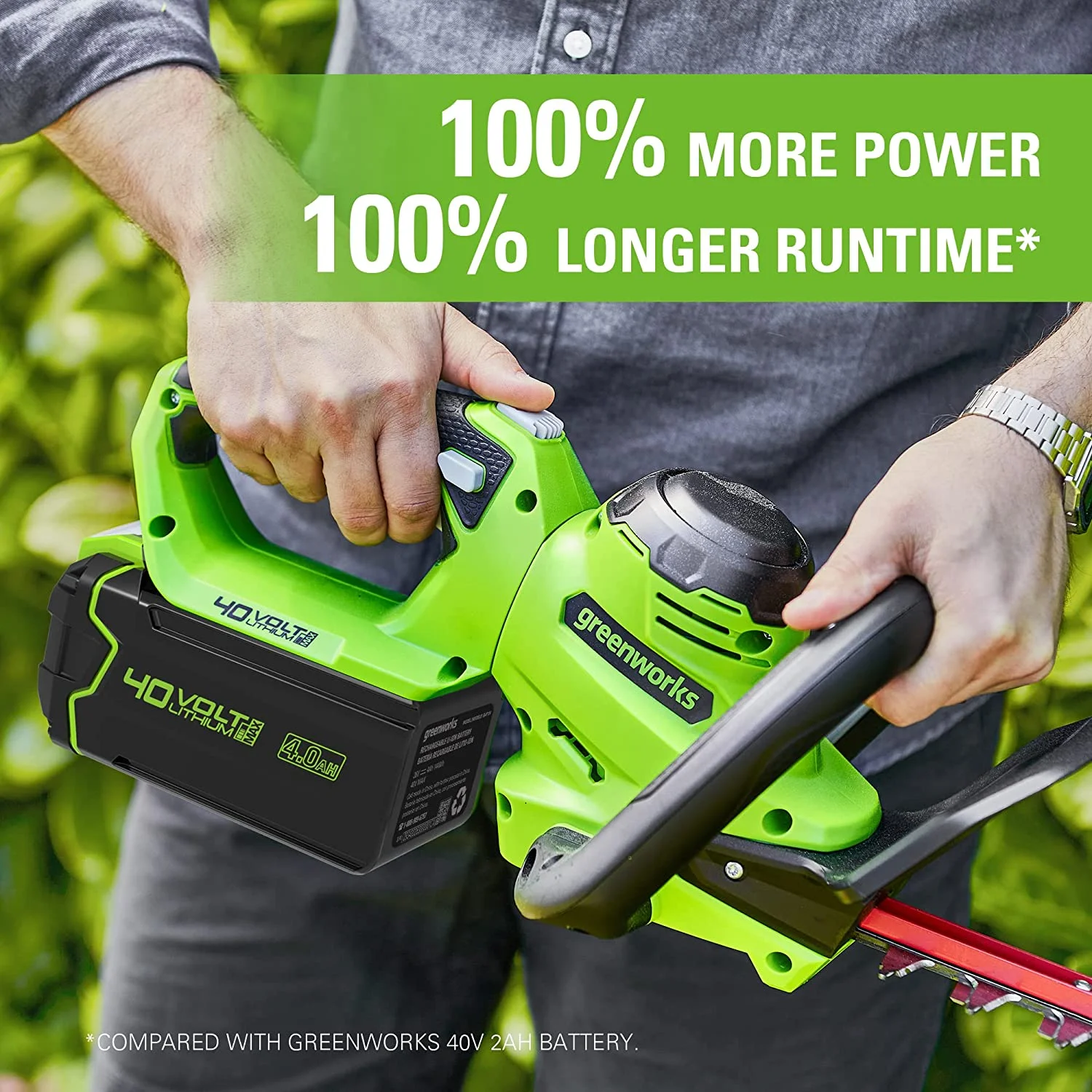 G-MAX 40V 4.0 Ah Lithium-Ion Battery, High Performance, Fade-free Power - Image 5