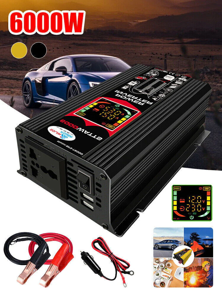 6000W Complete Solar Panel Kit Solar Power Generator 100A Home 110V Grid System Image 8