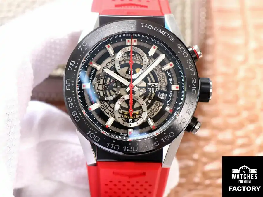 TAG Heuer Carrera CAR2A1Z.FT6050 XF Factory Red Strap