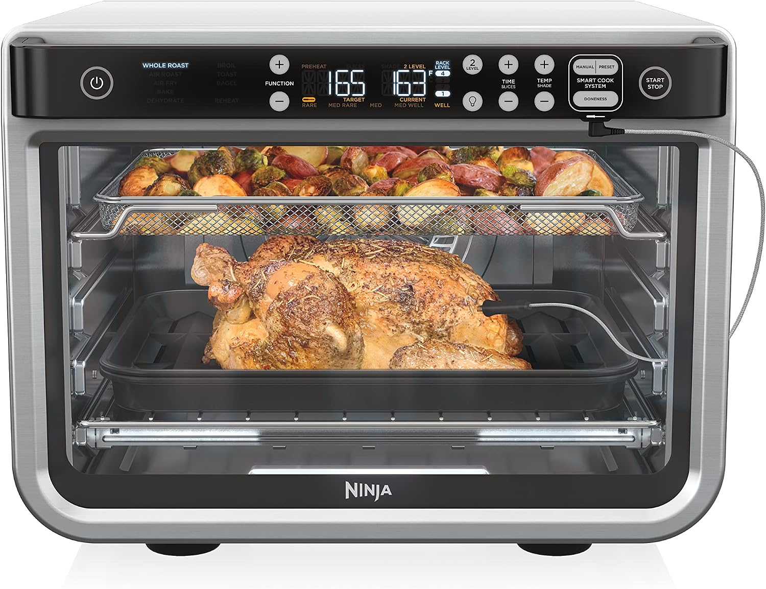 Ninja Prestige Smart XL Countertop Oven, 10-in-1, Stainless Steel, DT501