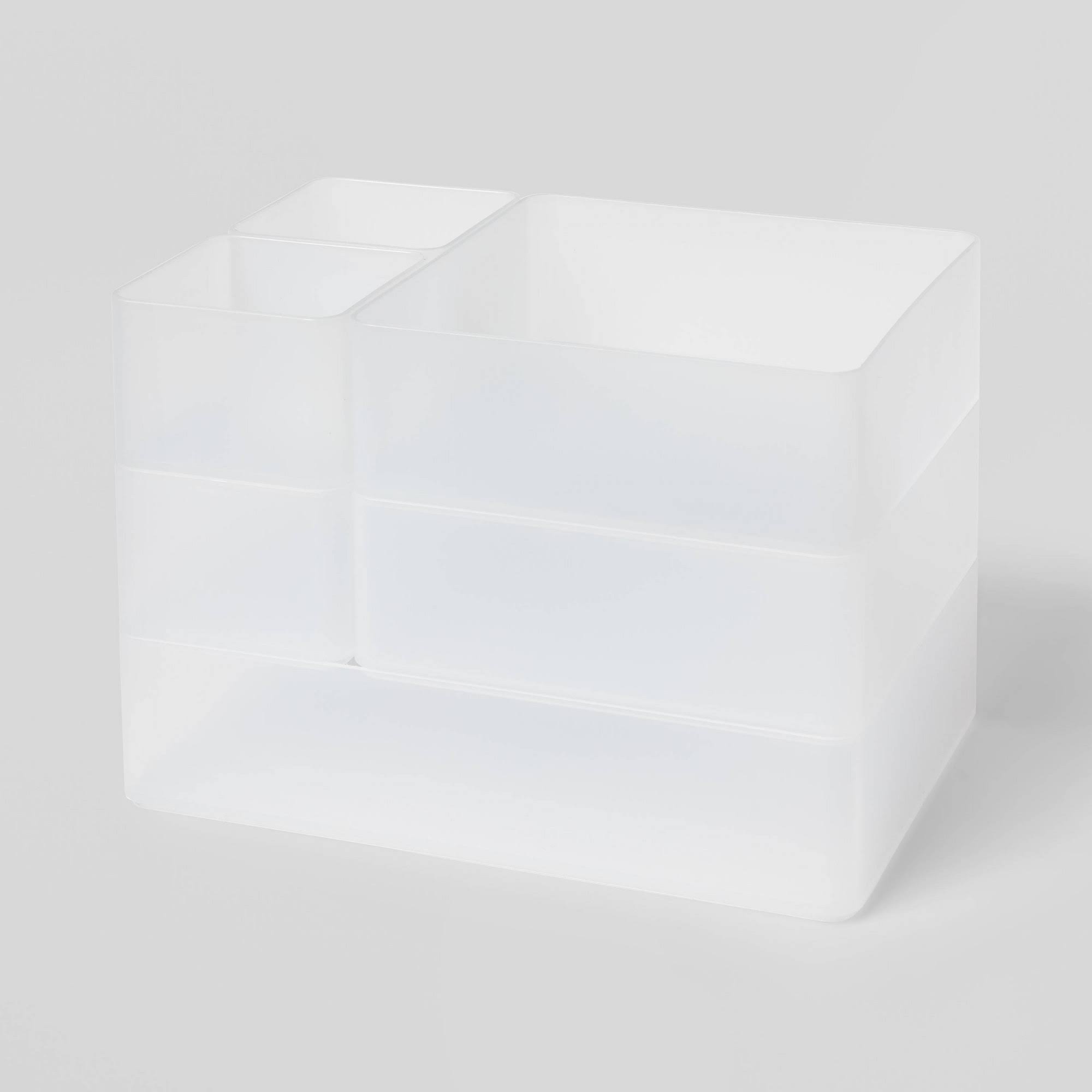 6pc Plastic Drawer Organizer Clear - Brightroom