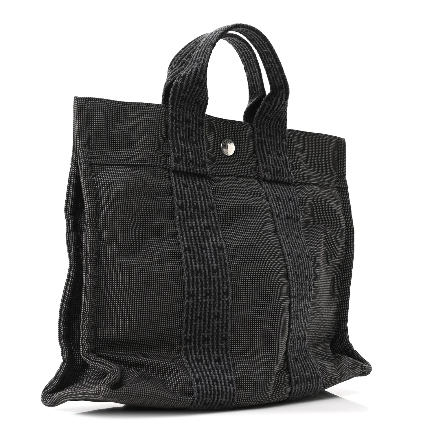 Canvas Herline PM Tote Grey