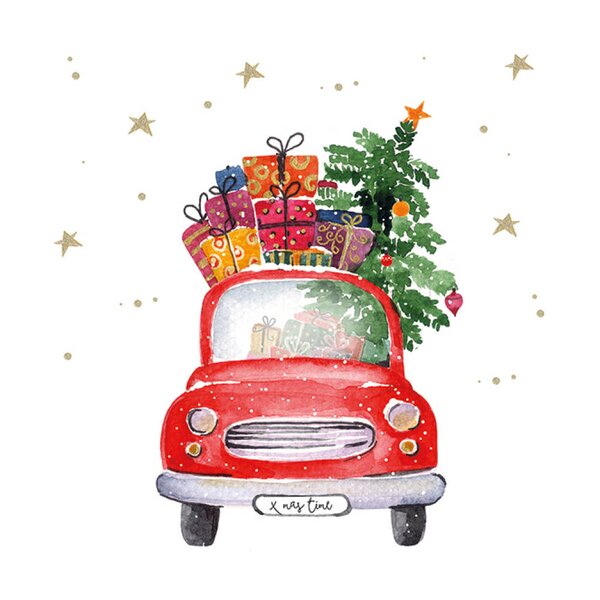 Serviett 33x33 cm 20 stk Gifts Truck