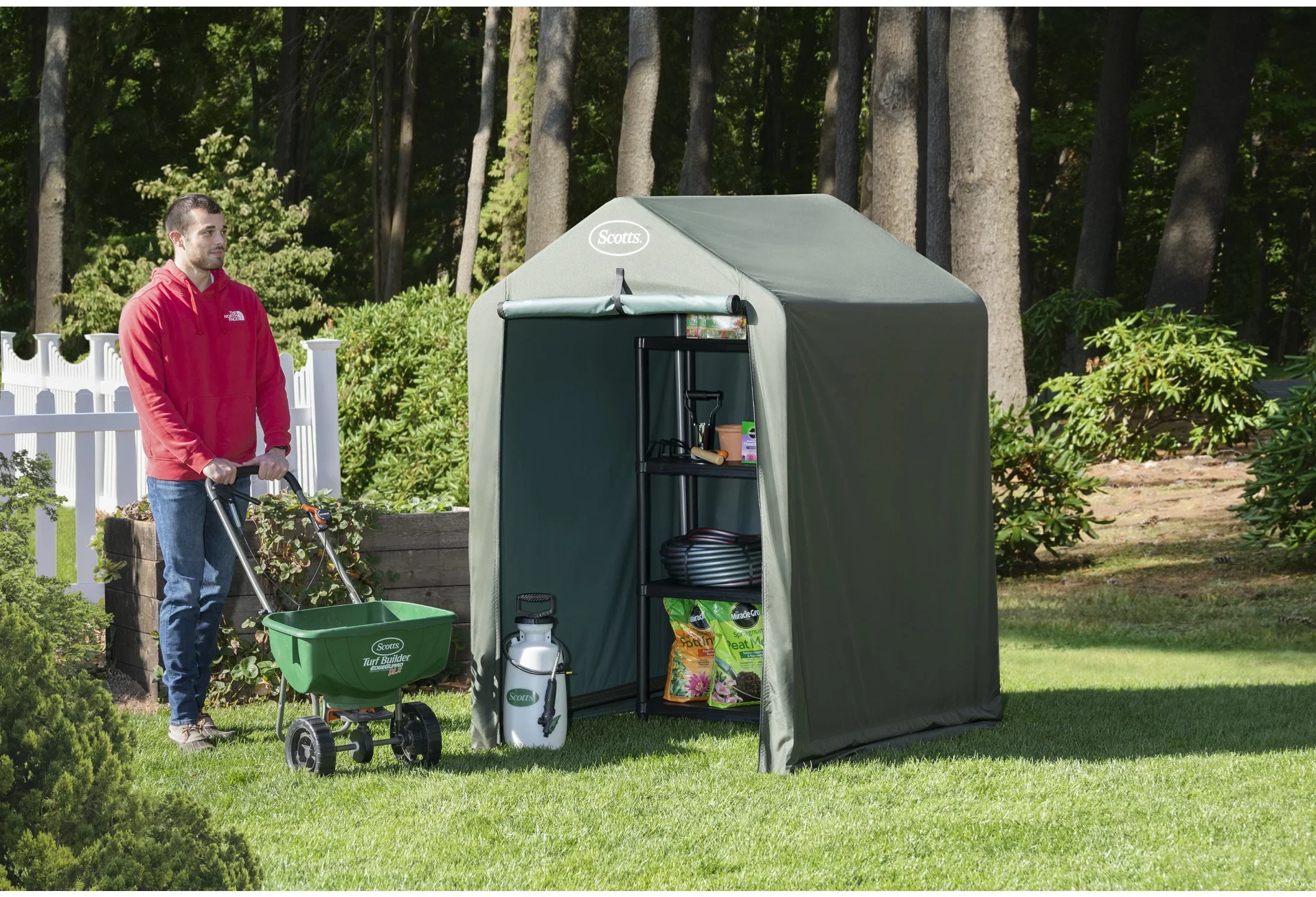 Scotts Garden Shed 4 X 4 X 6�� Green Peak