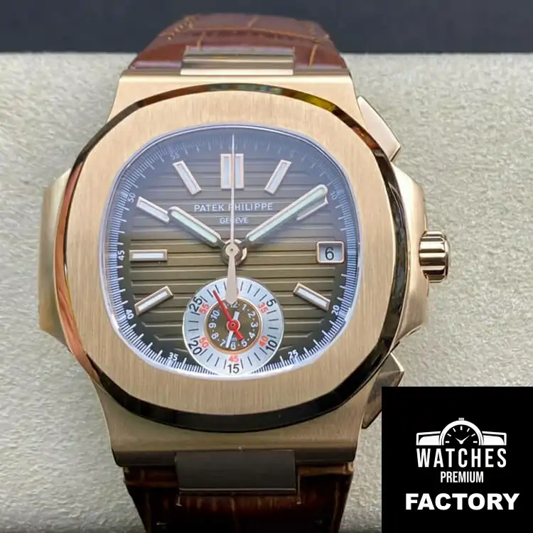Patek Philippe Nautilus 5980R-001 3K Factory Brown Strap