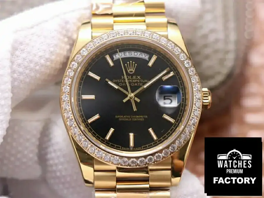 Rolex Day Date 40MM EW Factory Gold Strap
