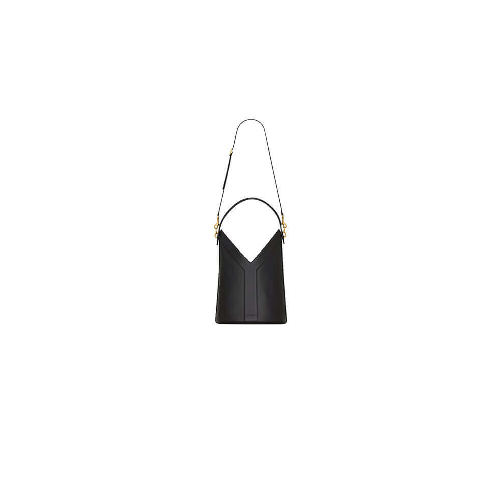 YSL Y top-handle bucket in leather(HIGH-END GRADE)