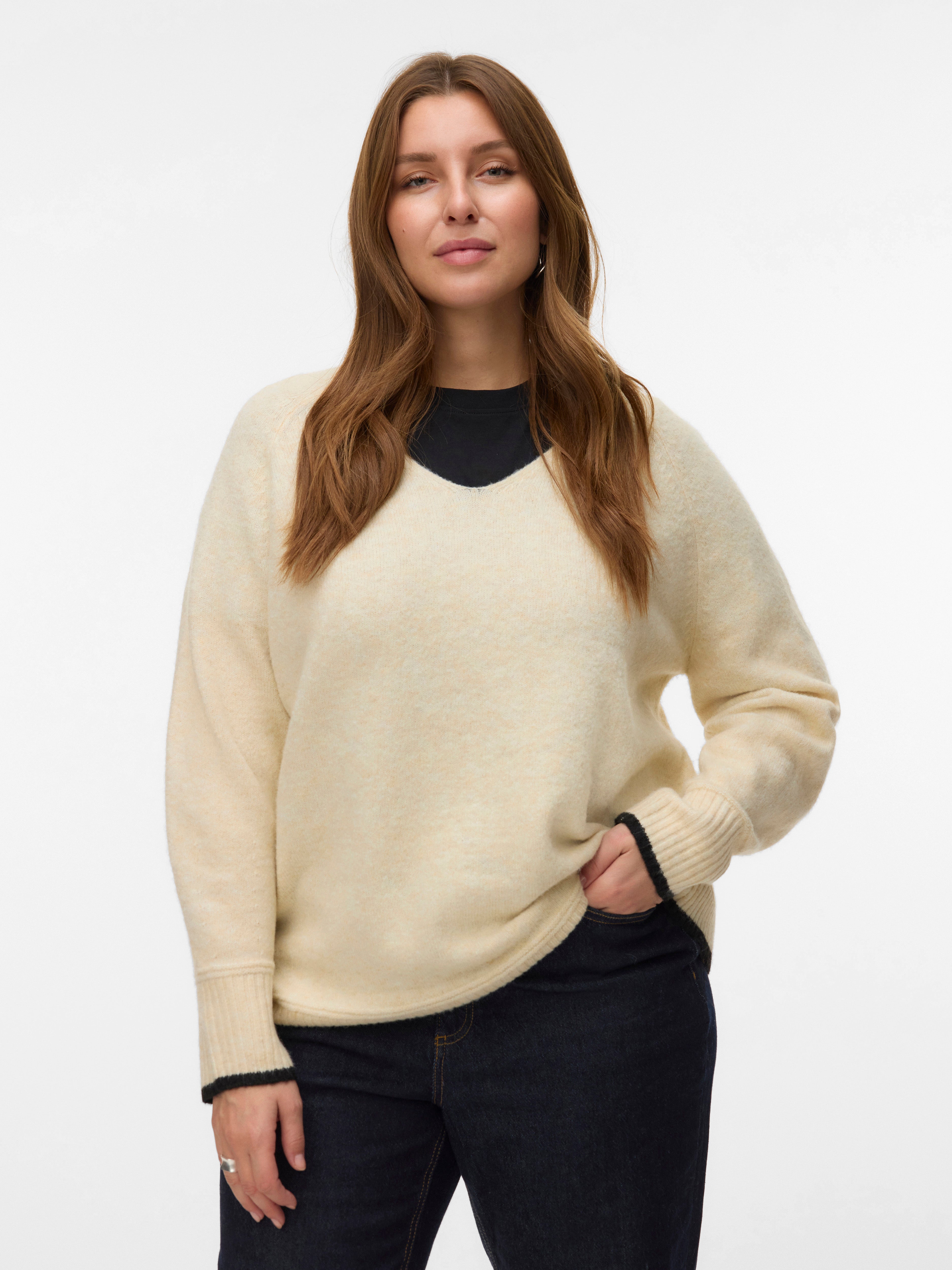 VERO MODA® VMCAQUARIUS Knitted pullover