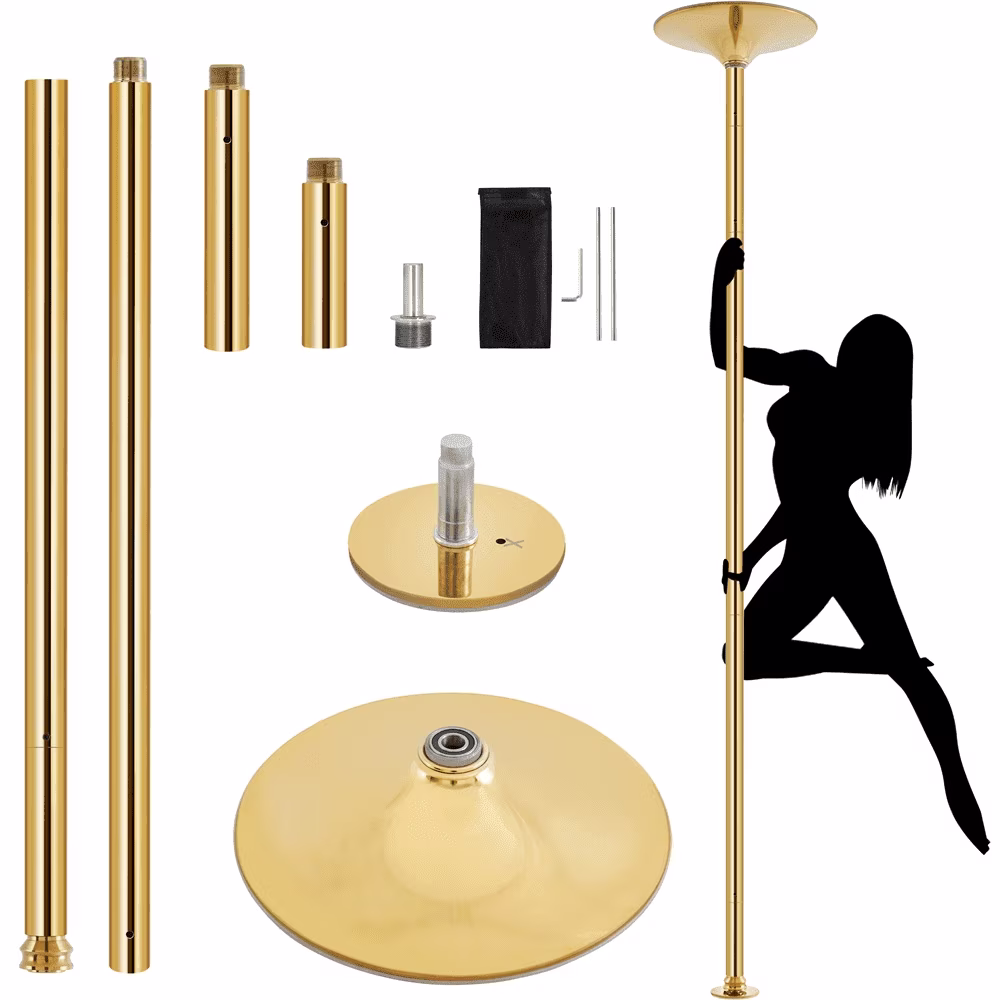 45mm Height Adjustable Portable Removable Dance Pole, Silver(Silver) - Image 3