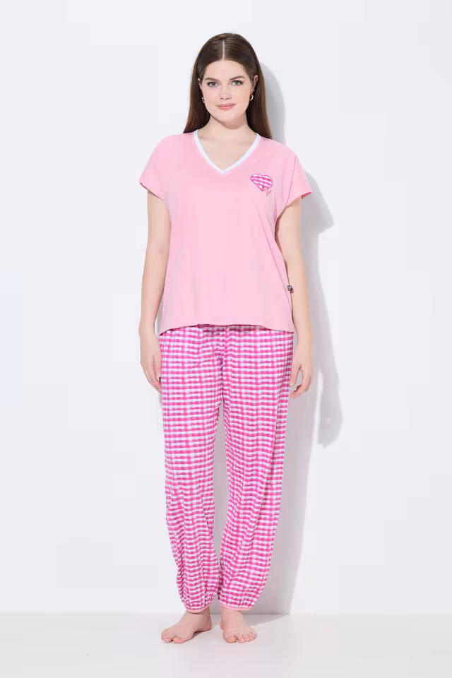 Sweet Checks Two Piece Pajama Set