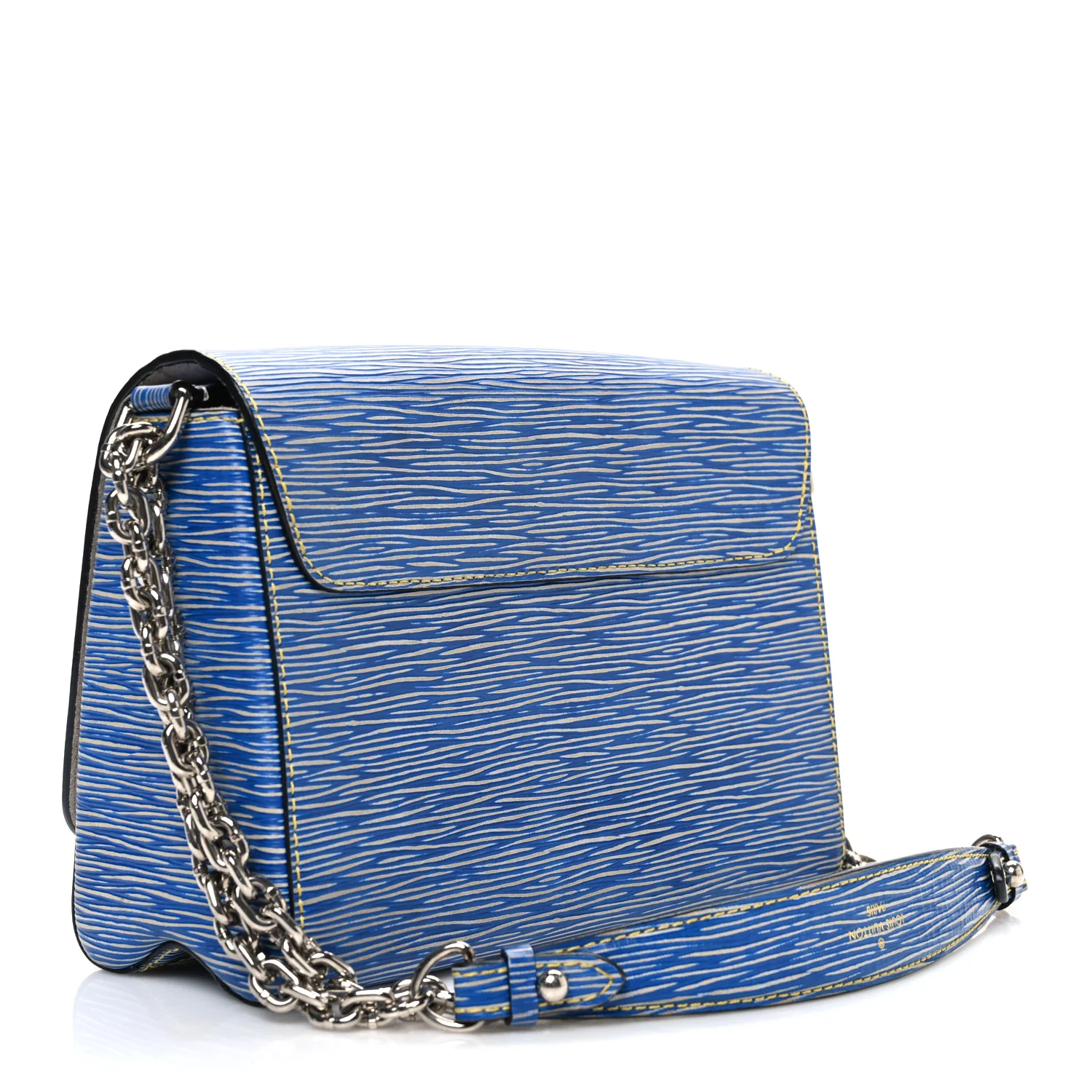Epi Twist Shoulder Bag MM Denim Light