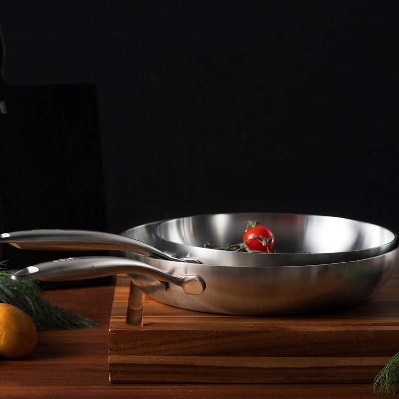 Chef Ørjan stekepanne 28 cm børstet stål