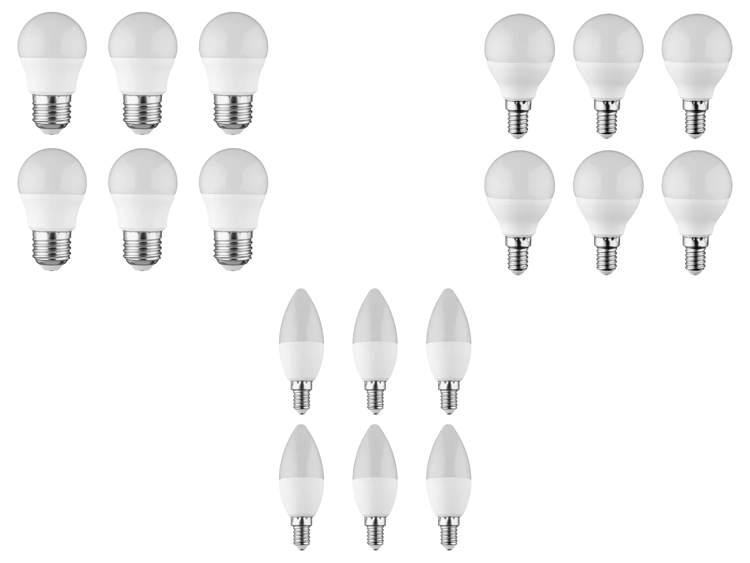 LIVARNO home Lot de 6 ampoules LED