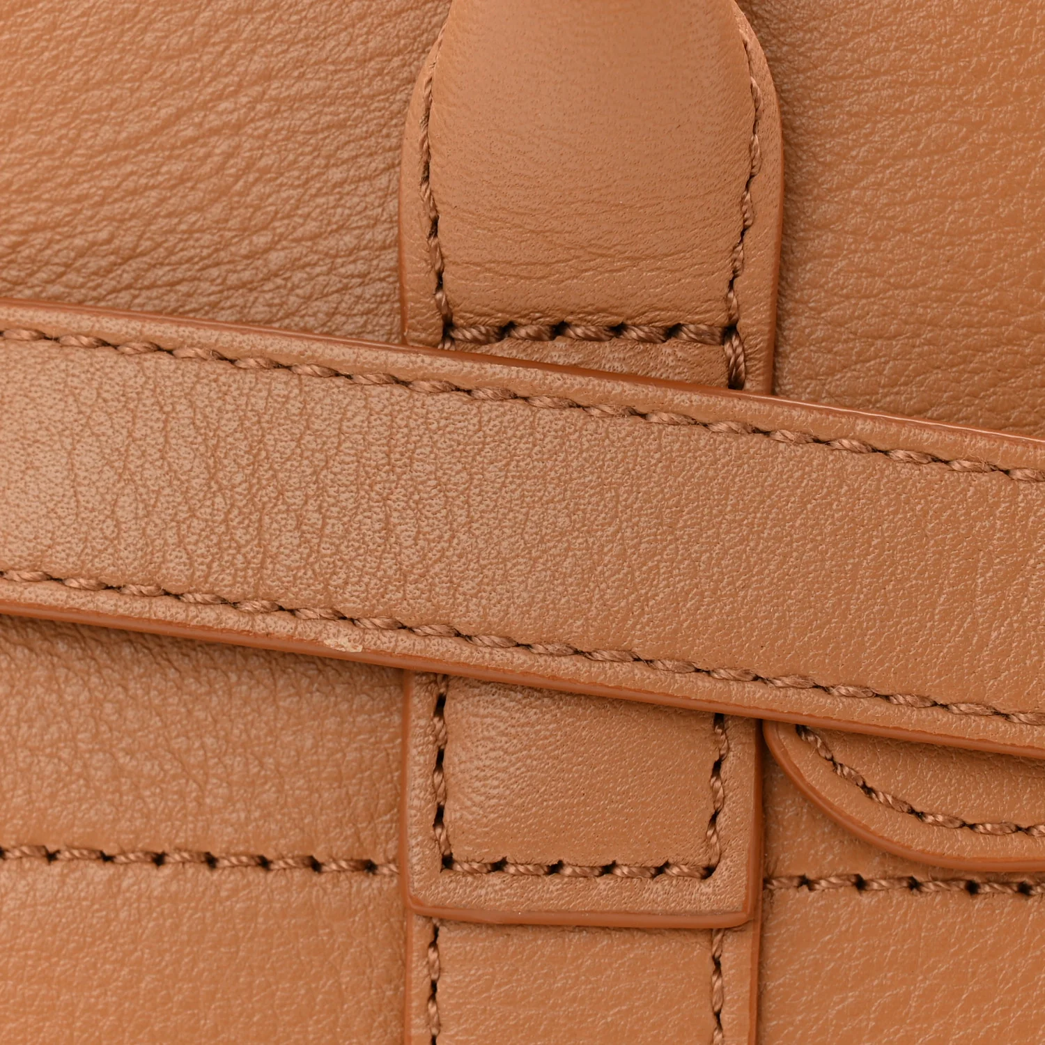 Small Classic Grain Mini Zipped Bayswater Sable