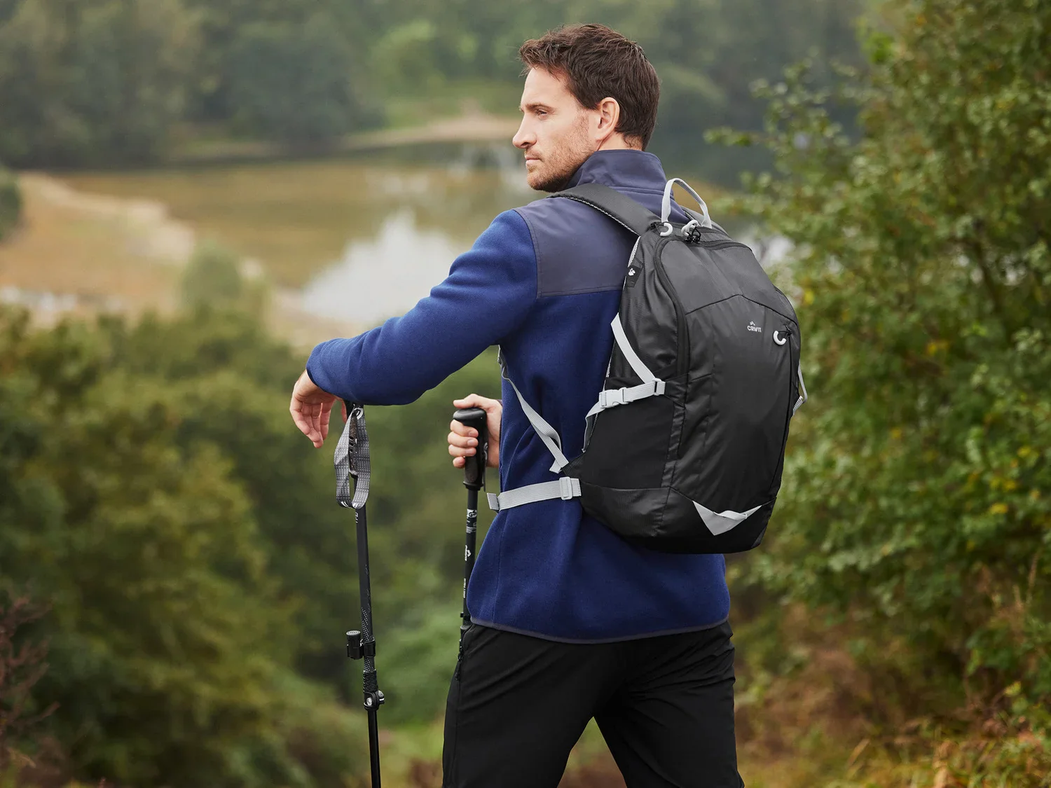 CRIVIT Btons de trekking en aluminium