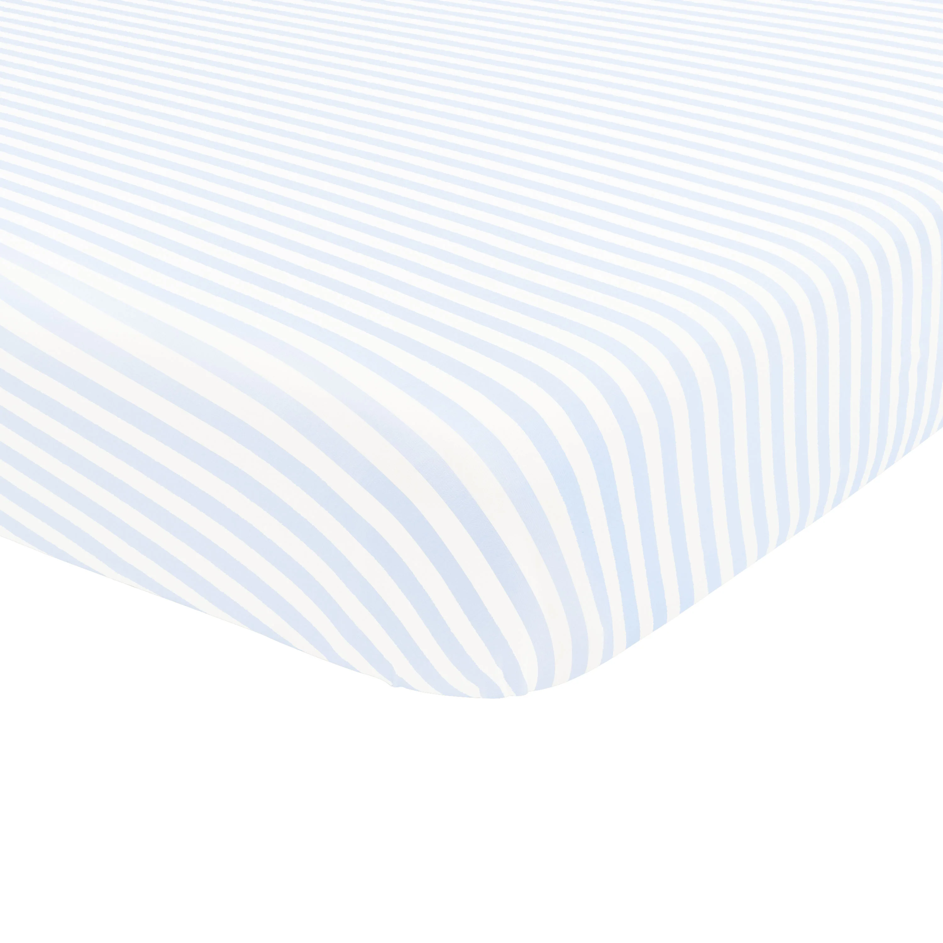 Mini Crib Sheet in Small Mist Stripe