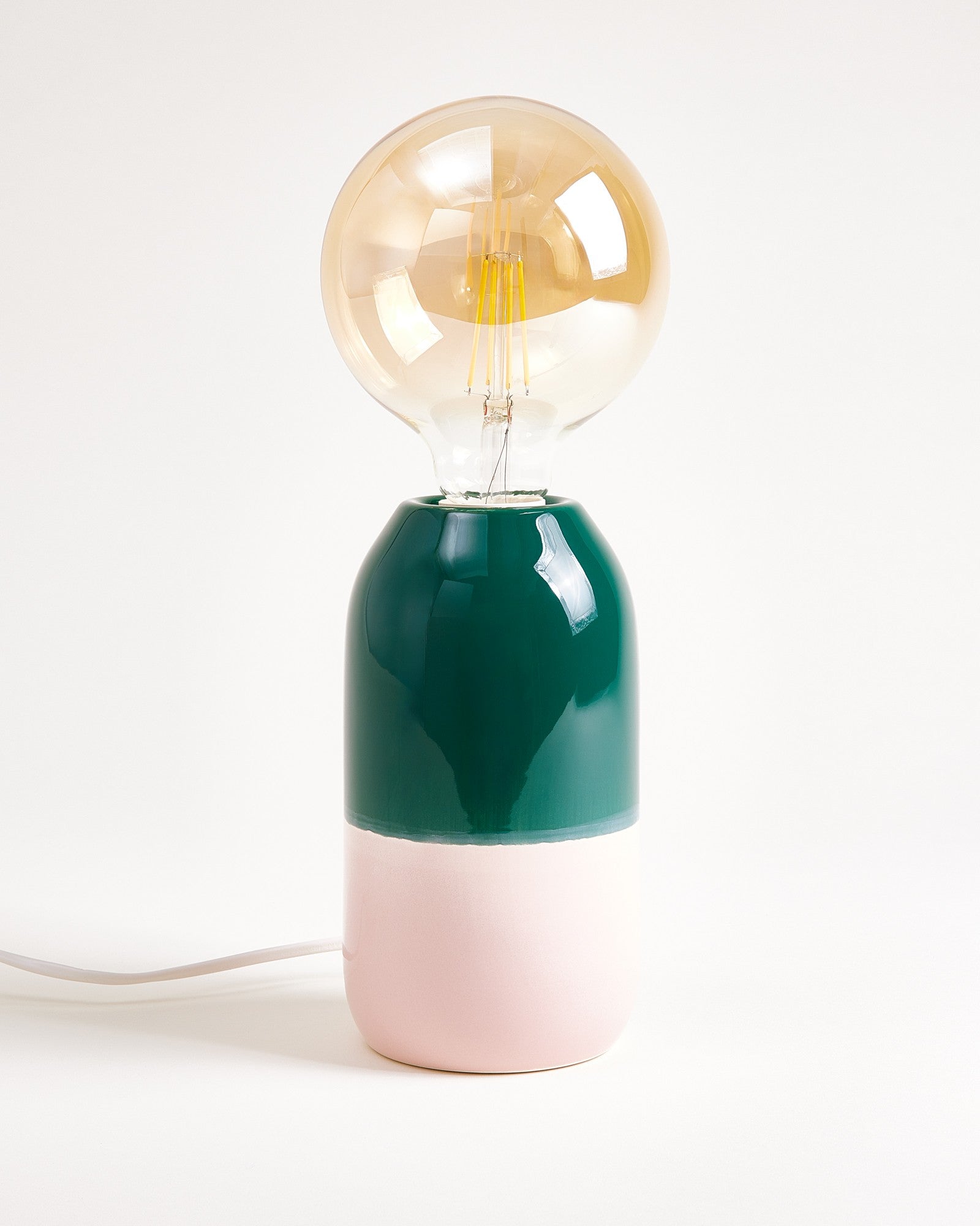 FAROL LAMP DARK GREEN PINK