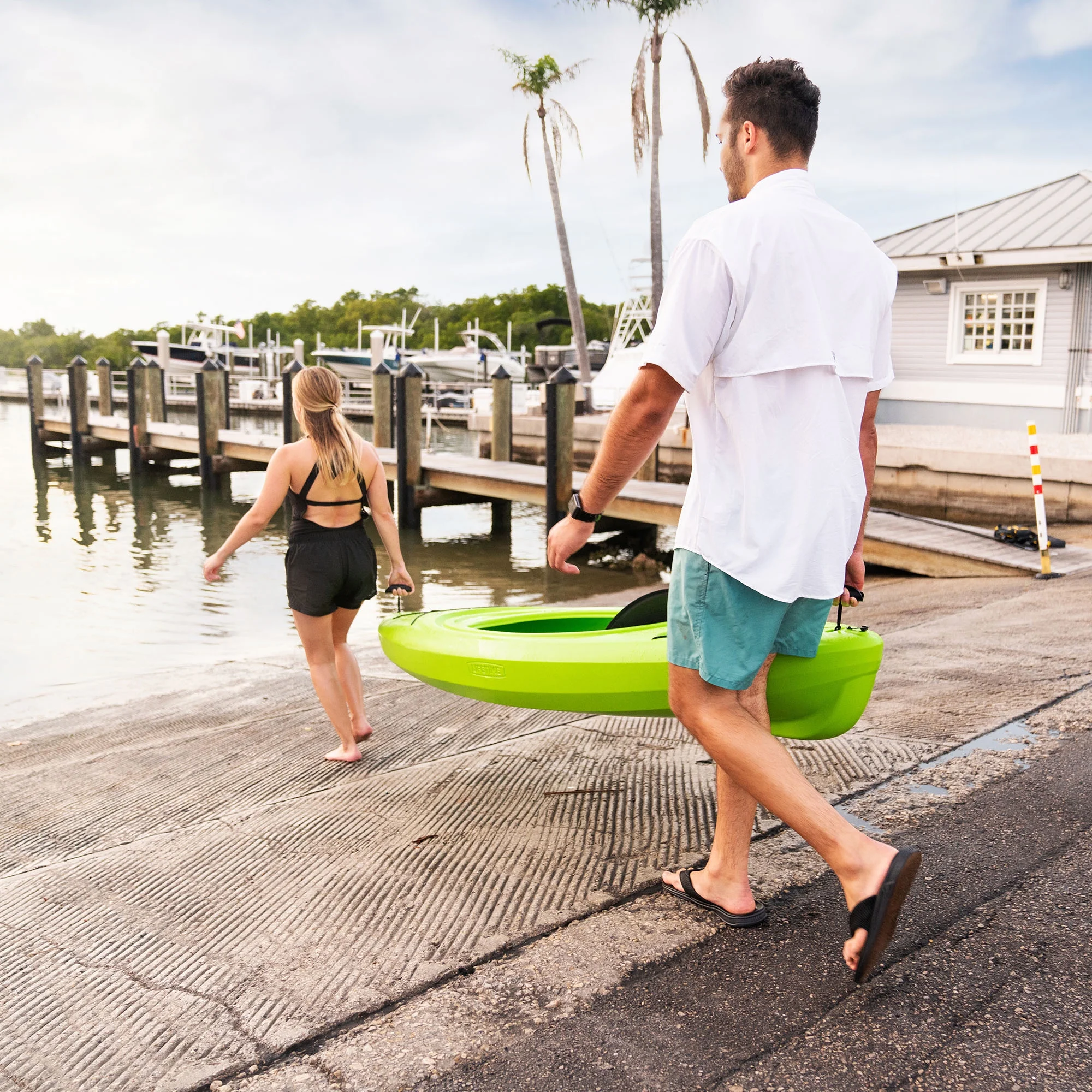 Pacer 8 ft Sit Inside Kayak, Green (91032)(Lime Green) Image 10