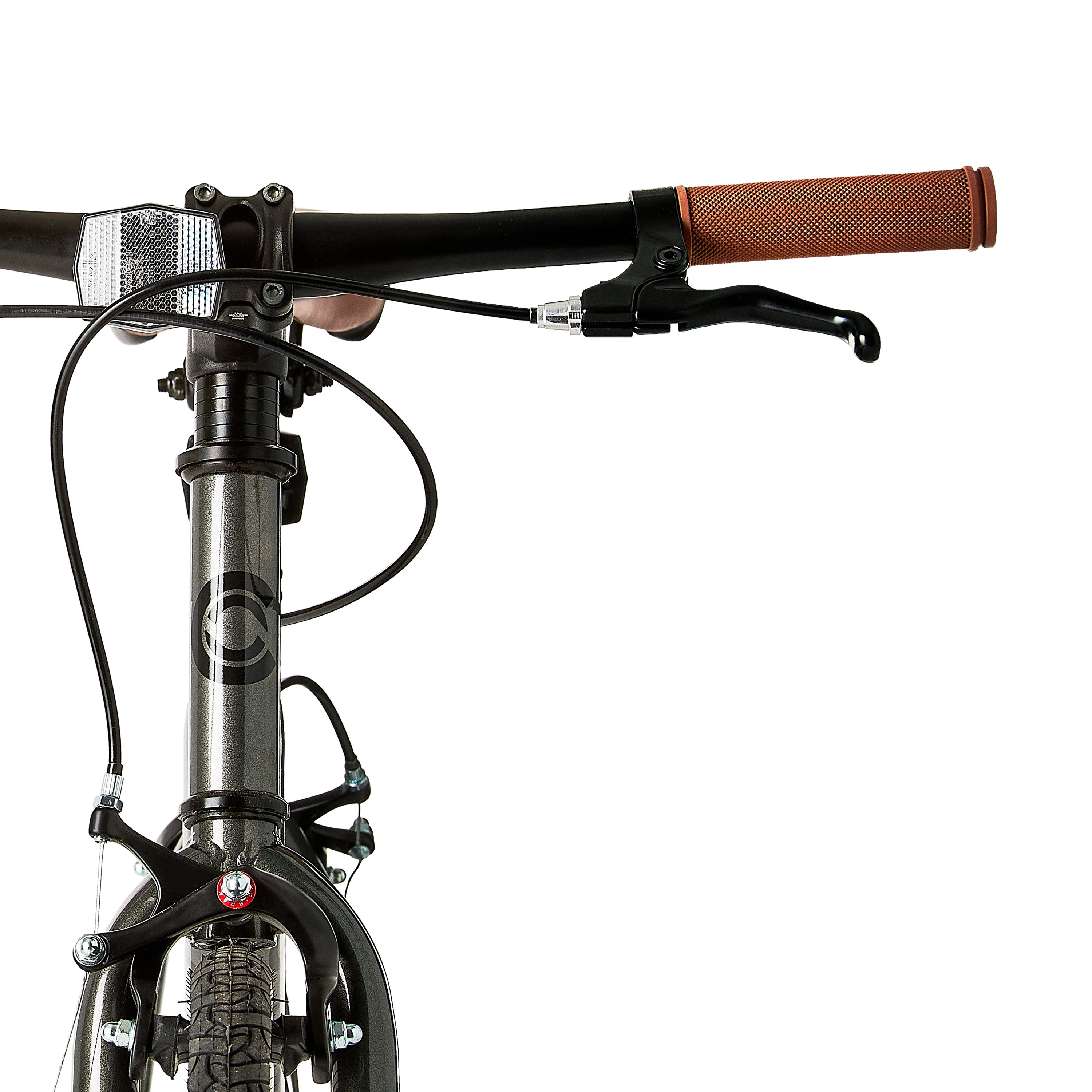Envoy City Road Bike, 700C Wheels, Grey, Fits Rider 5'4" 6'2", Unisex, Adult - Image 4
