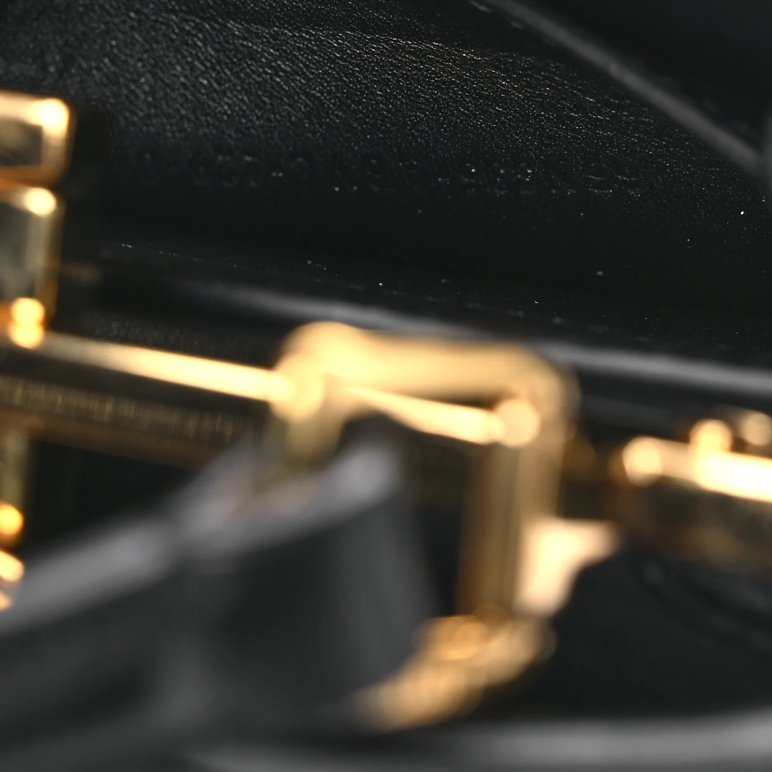 Shiny Nappa Petite Peekaboo I SEE U Satchel Black