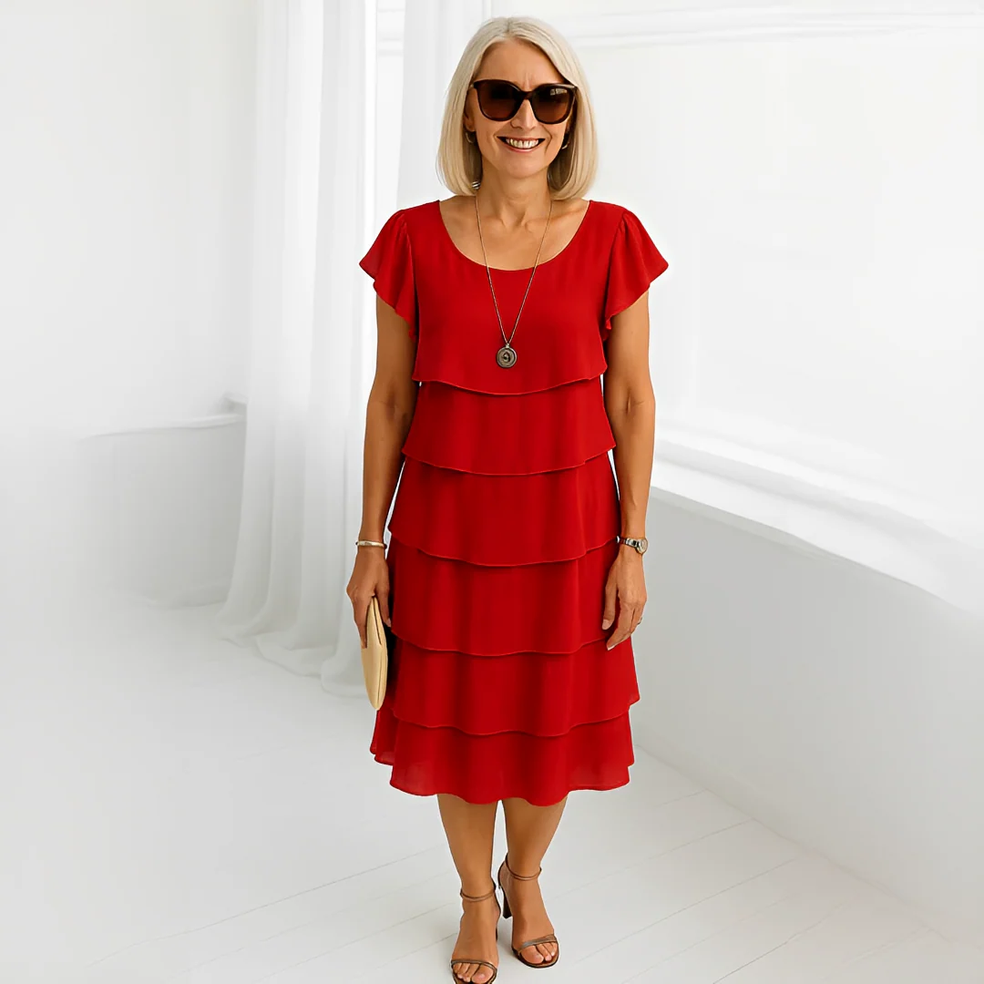Keren - Robe midi élégante