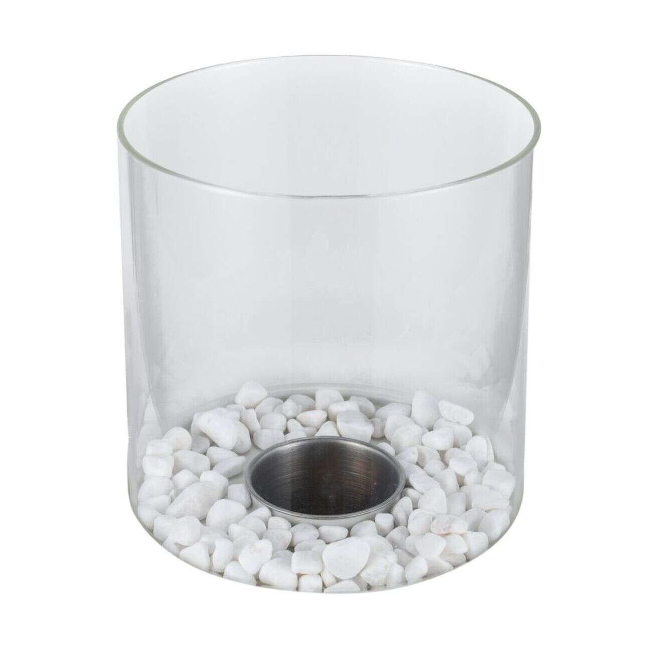 Cheminée de table à l'éthanol et bioéthanol Ø18xH26,5cm