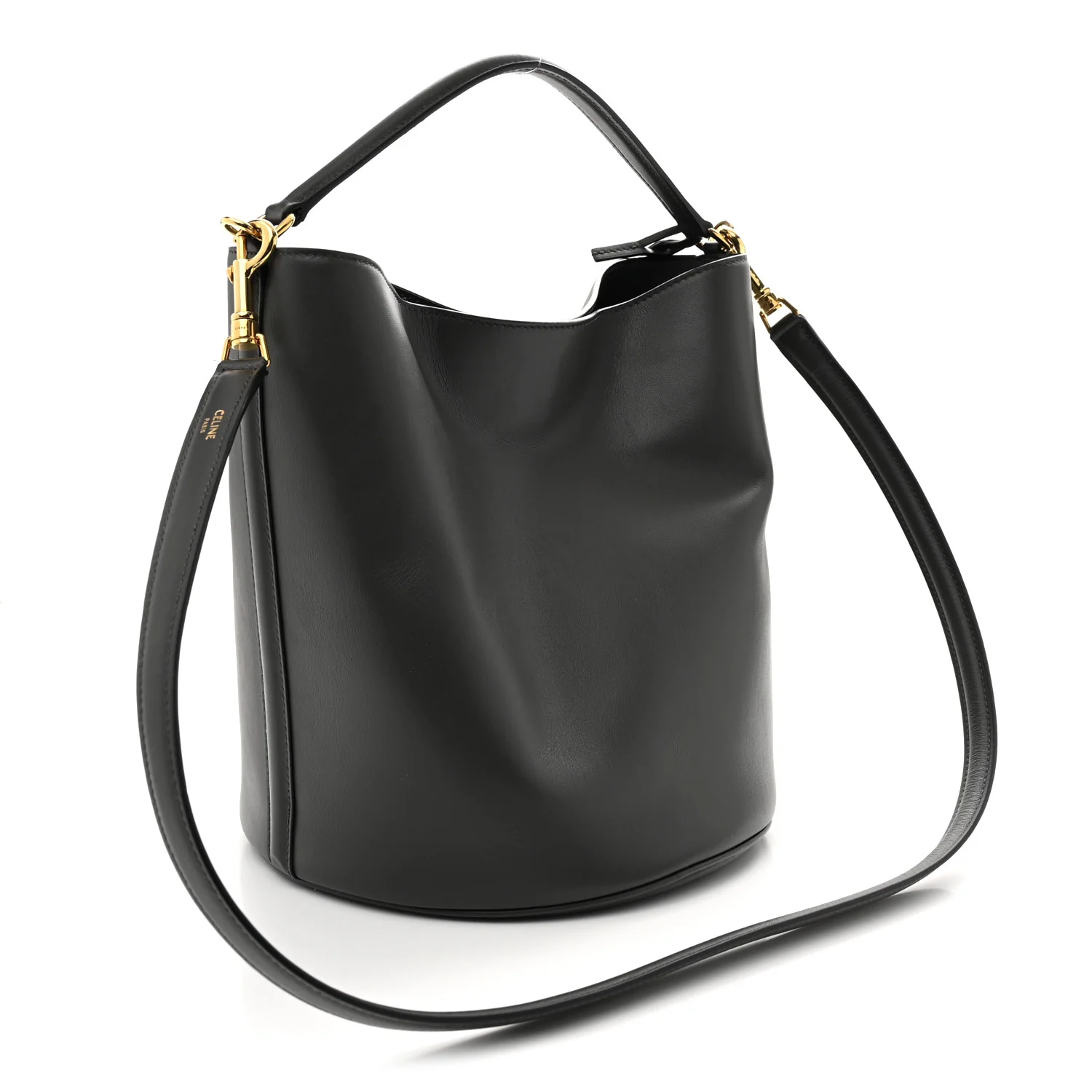 Smooth Calfskin Bucket 16 Bag Anthracite
