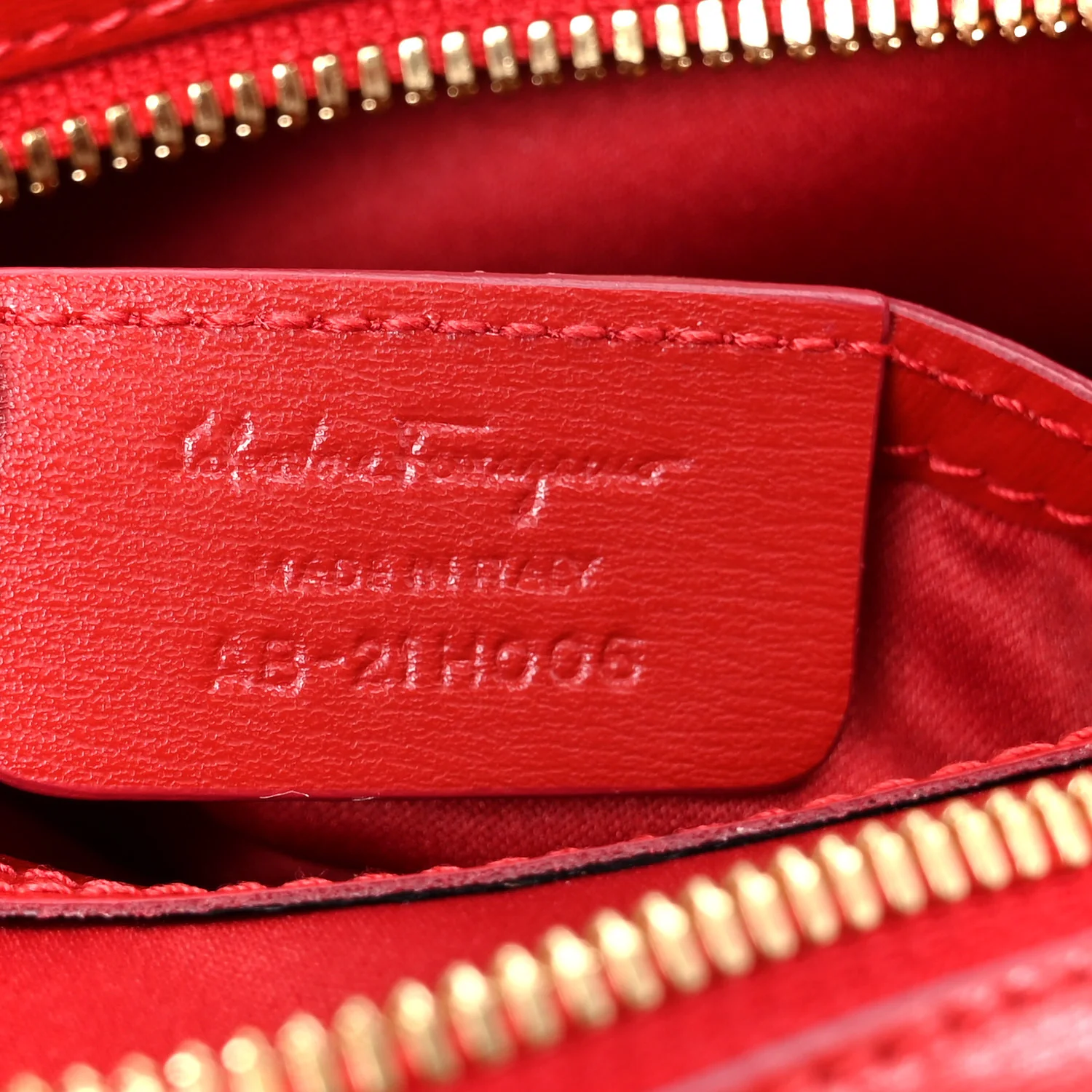 Calfskin Gancini Camera Crossbody Bag Red