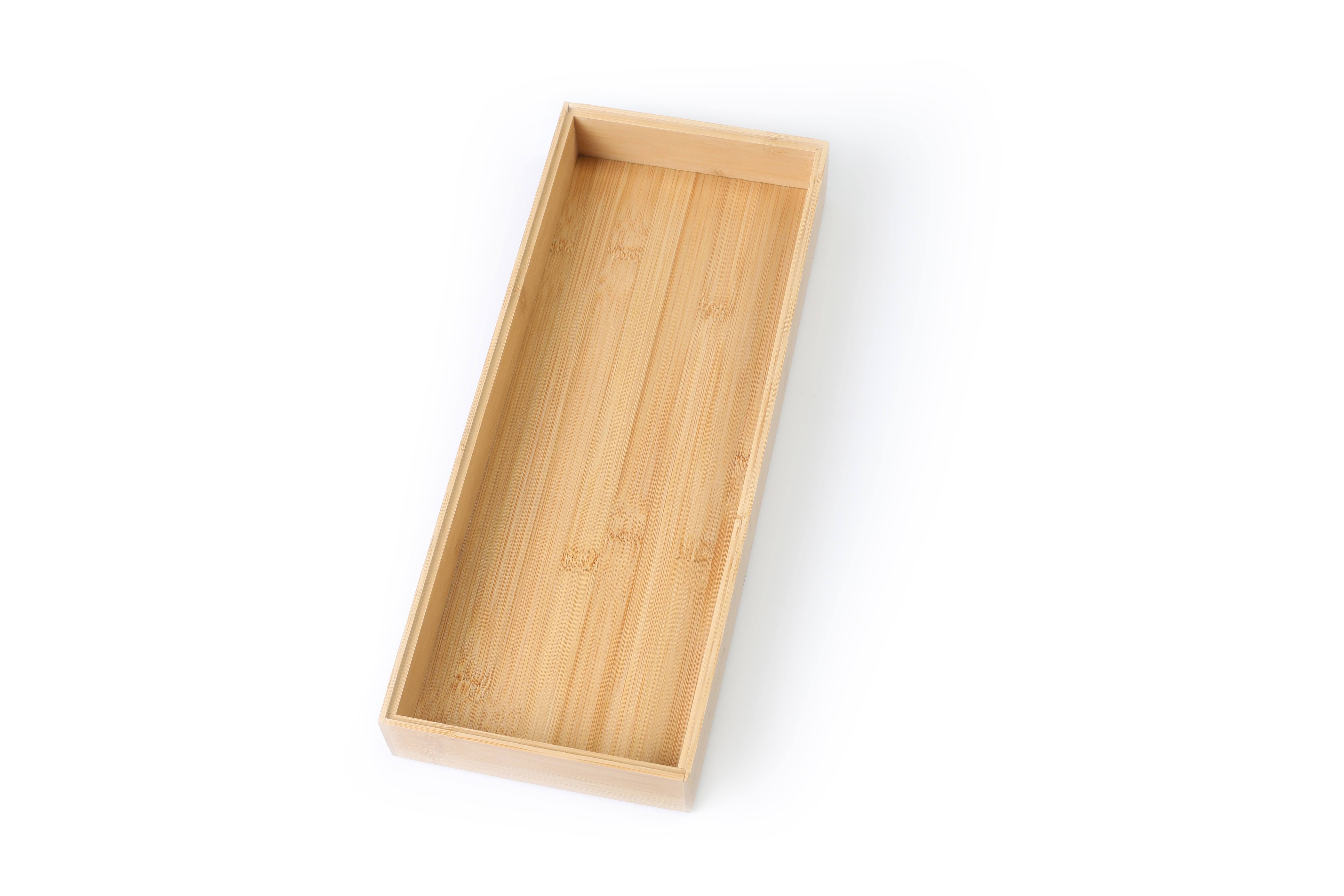 Better Homes & Gardens Bamboo Long Drawer Organizer, 15 in W x 5.98 in D x 1.97H, Natural Bamboo Color