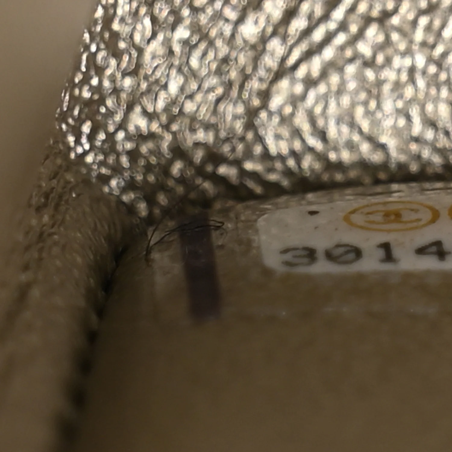 Metallic Aged Calfskin Quilted 2.55 Reissue 225 Flap Pale Gold