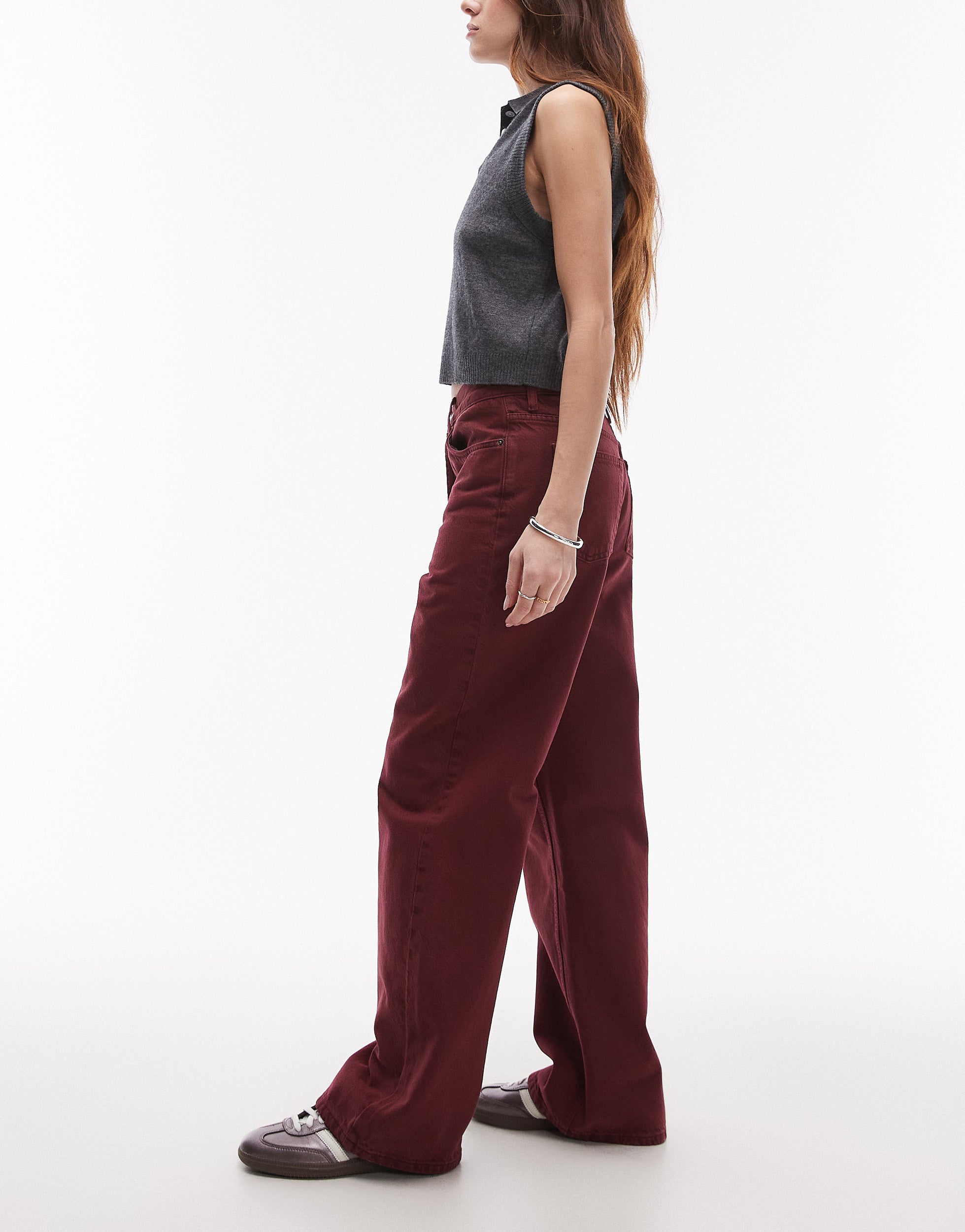 VERO MODA® TOPSHOP Mid waist Wide Leg Fit Jeans
