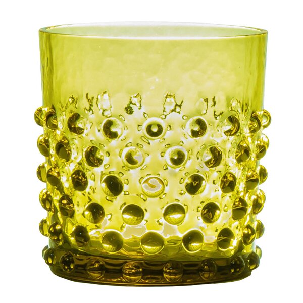 Hobnail vannglass 15 cl bonsai grønn