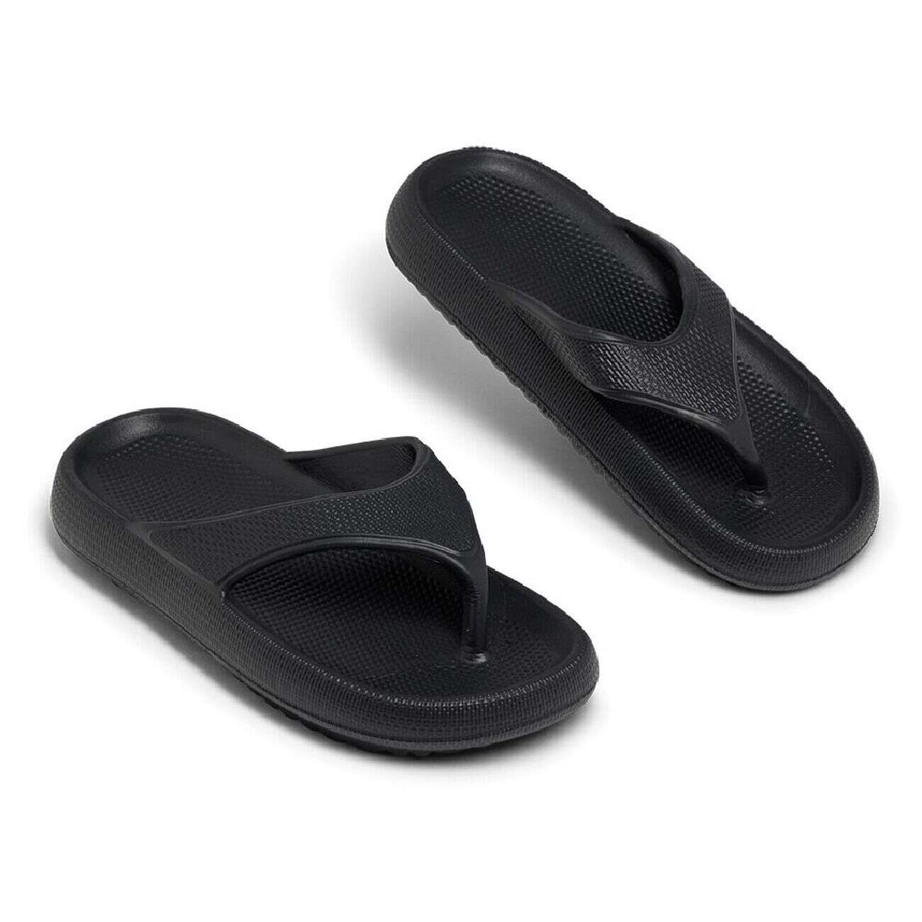 Tongs caoutchouc noir 36/37