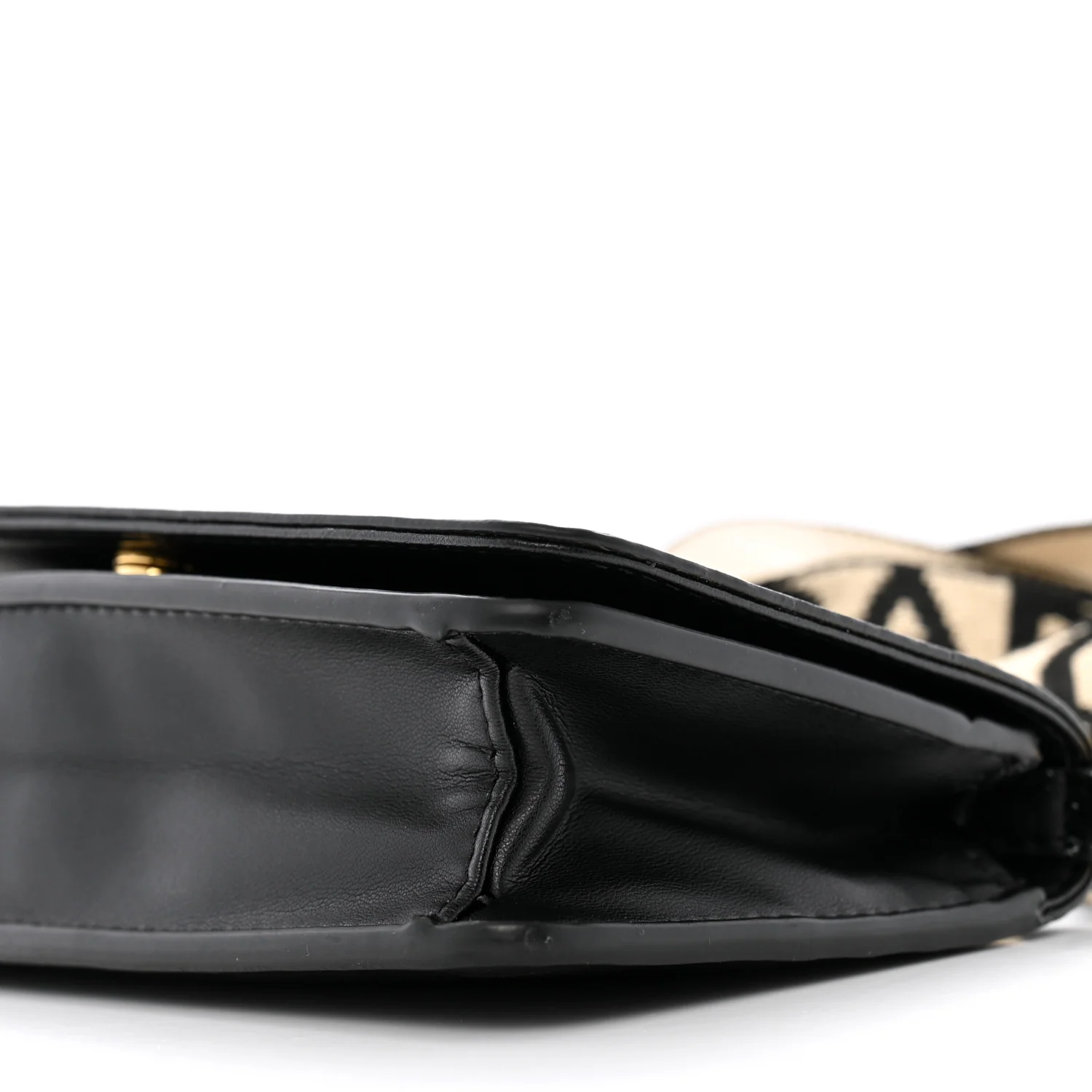 Eco Alter Nappa Perforated Logo Mini Crossbody Bag Black