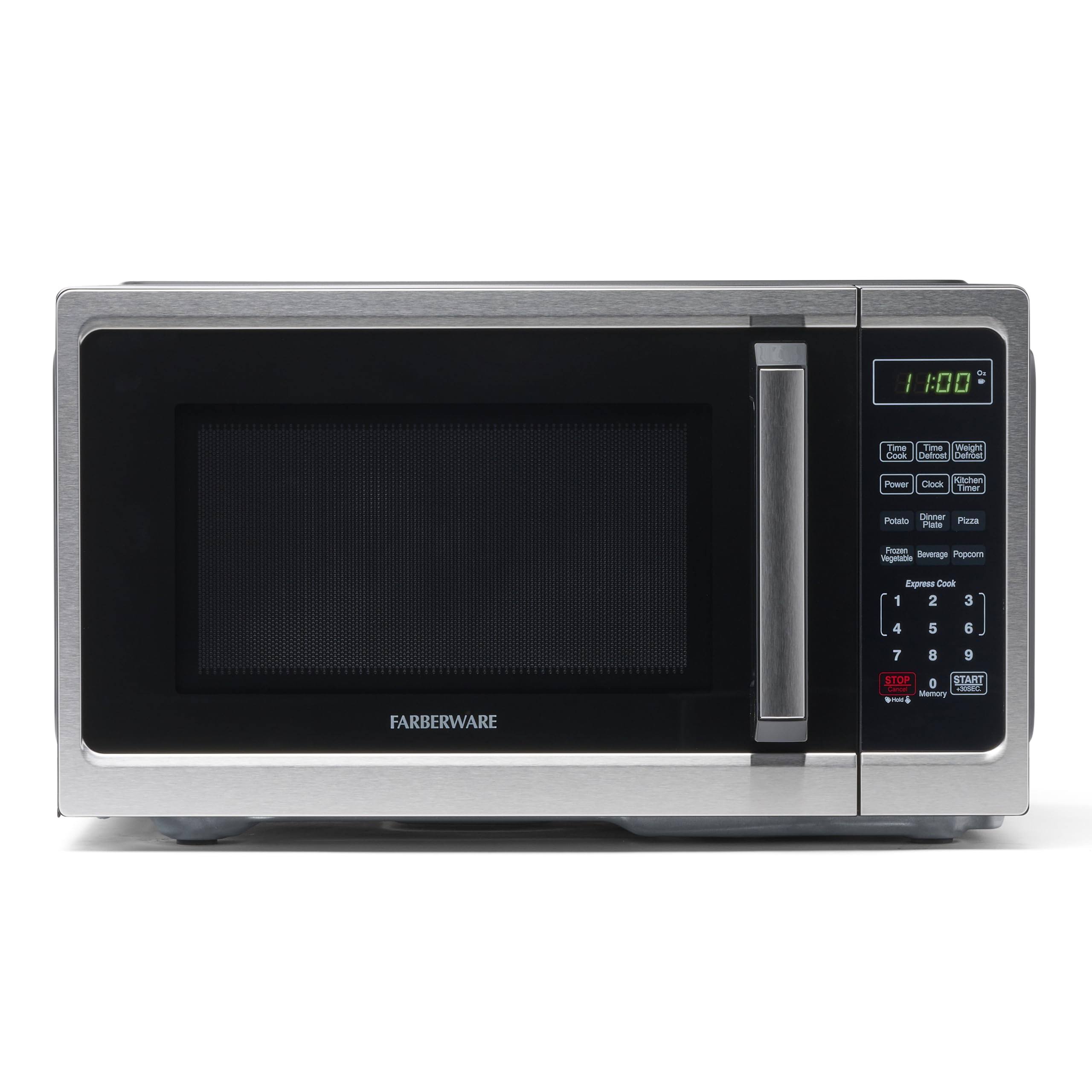 Farberware Classic FM09SS 0.9 Cu. ft 900-Watt Microwave Oven, Stainless Steel
