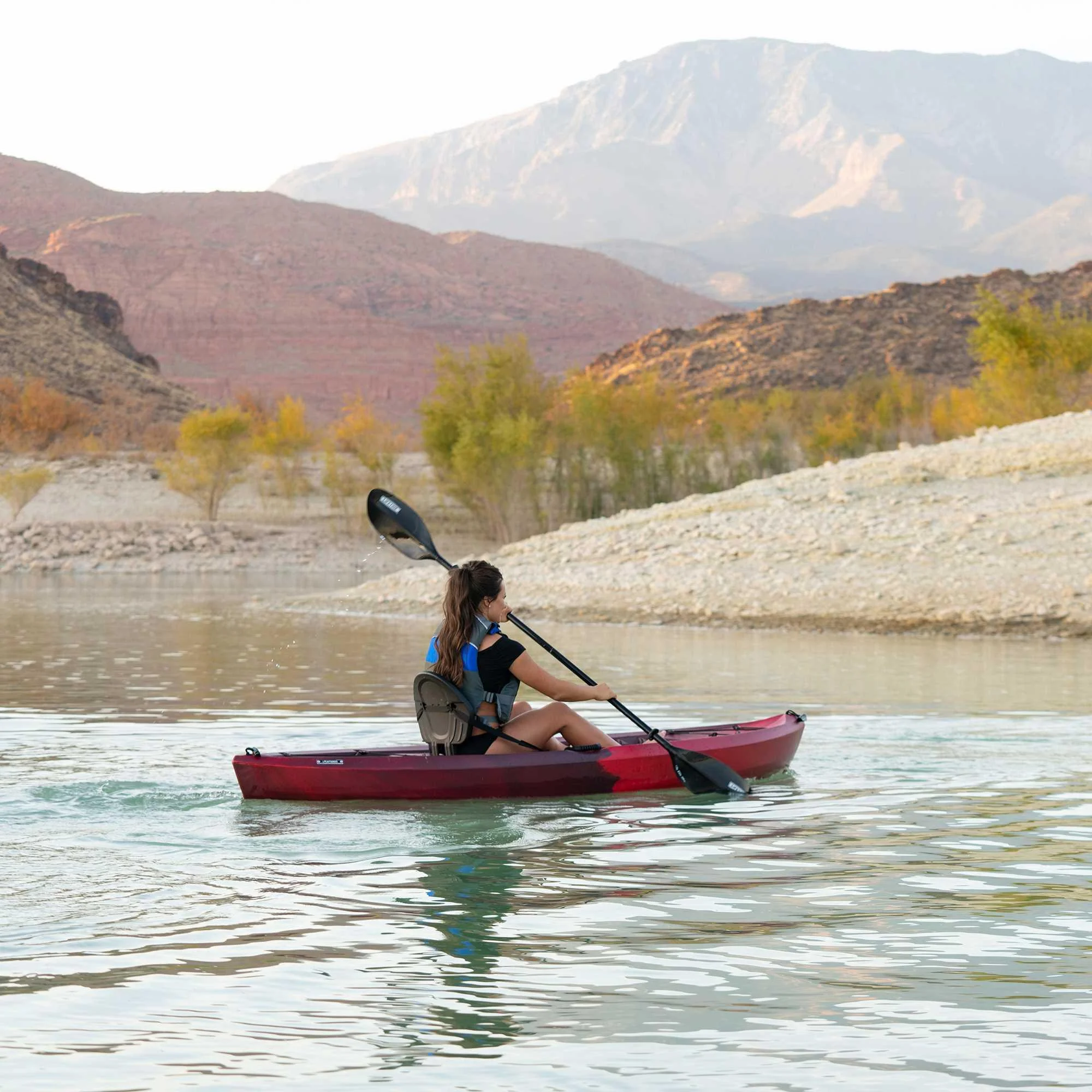 Lifetime Tamarack 10 Ft. Sit - on - Top Kayak, Fire Red (90486)