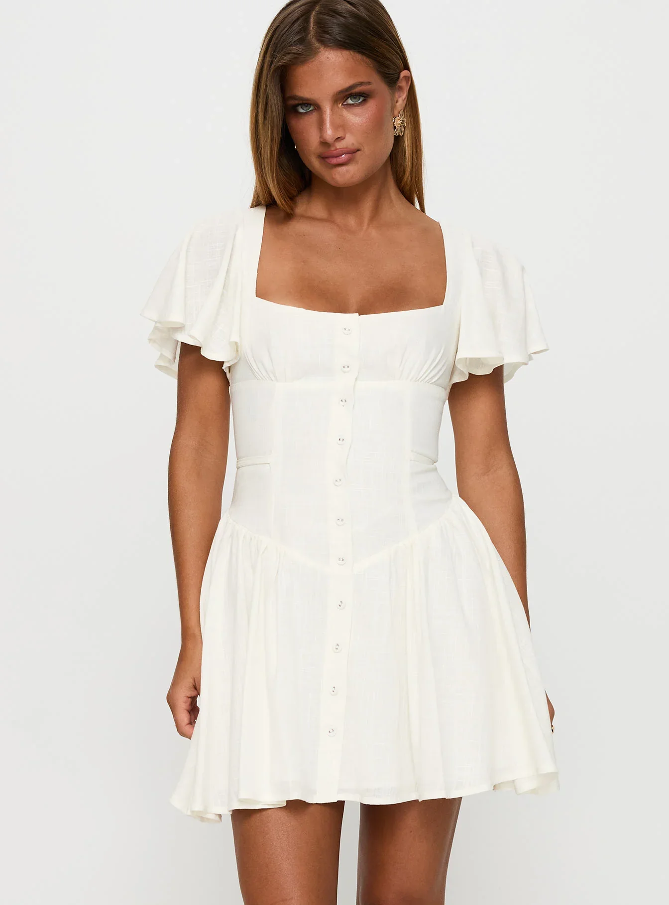 Forever More Mini Dress White