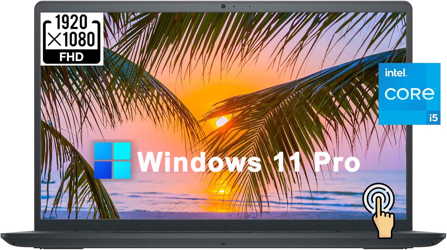 Dell Inspiron 15 3000 3520 Business Laptop Computer[Windows 11 Pro]  15.6'' FHD Touchscreen  11th Gen Intel Quad-Core i5-1135G7  16GB RAM  1TB PCIe SSD  Numeric Keypad  Wi-Fi  Webcam  HDMI  Black
