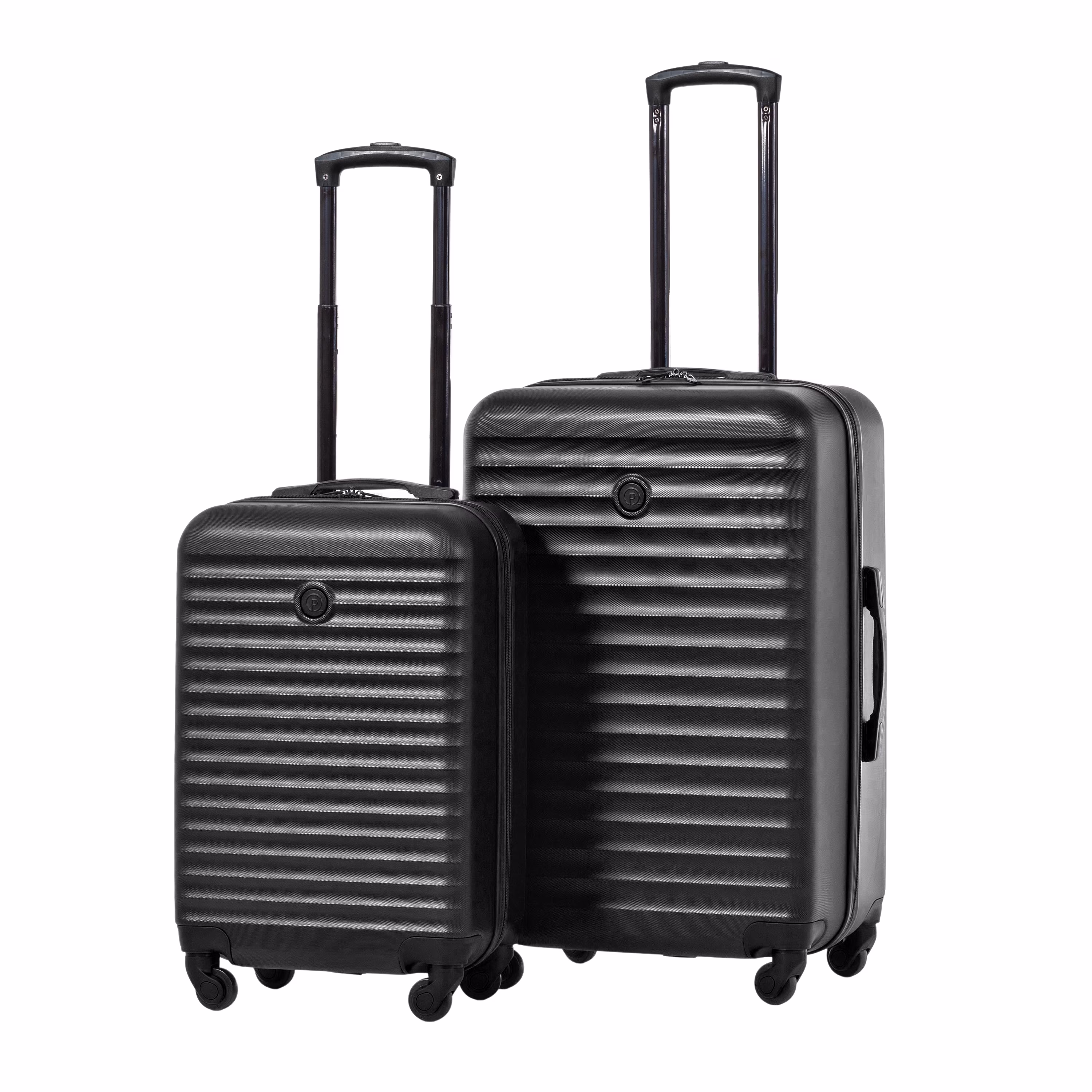 2-Piece Hardside Rolling Luggage Set, Blue(Blue) - Image 3