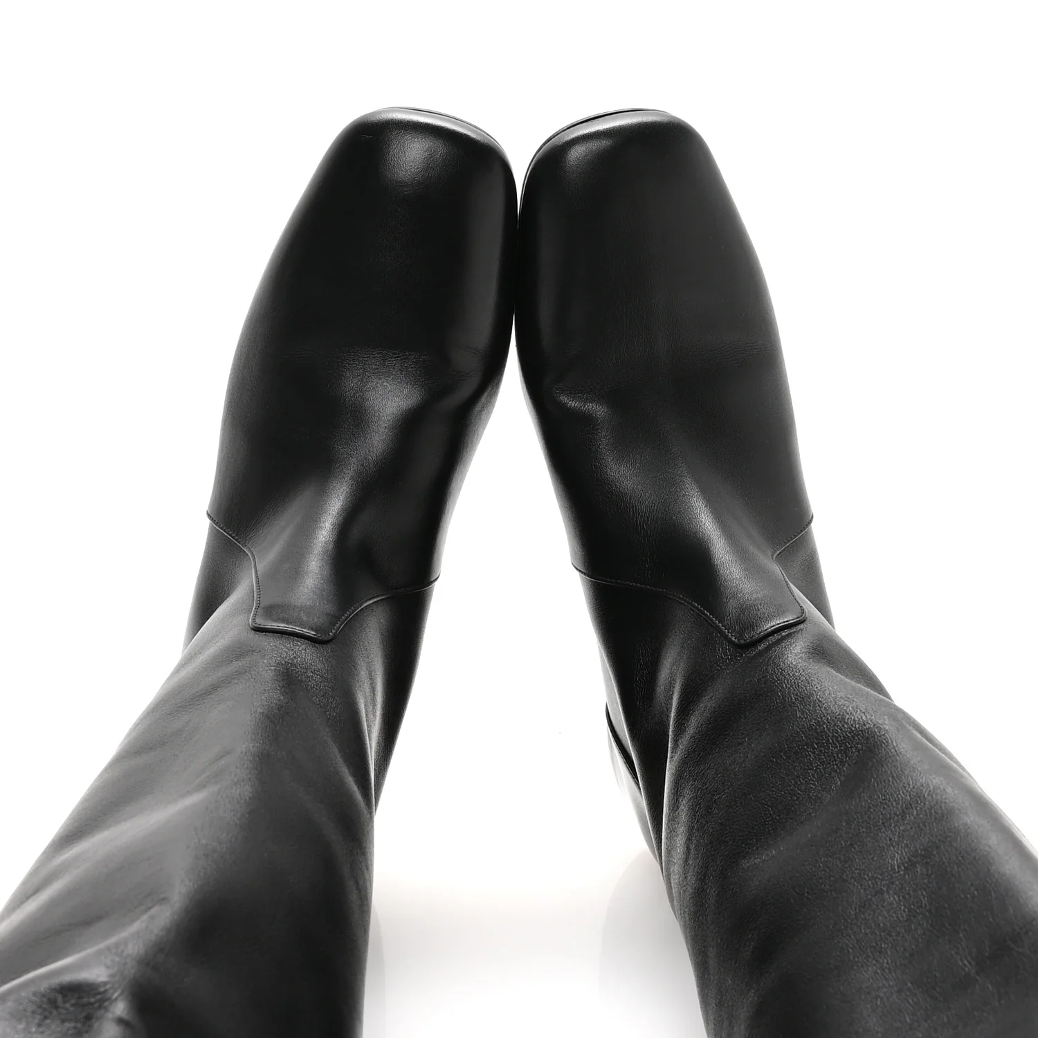 Calfskin D-Town Boots 37.5 Black
